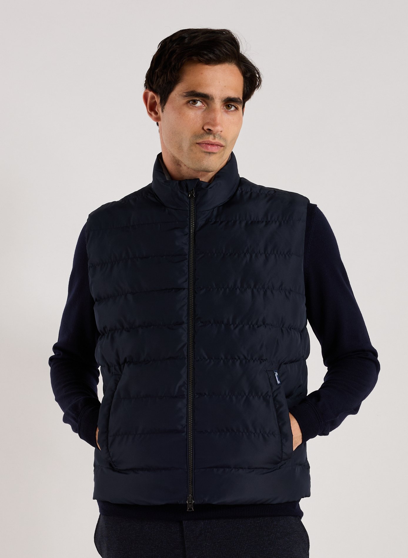FACONNABLE Blouson matelassé sans manches Bleu