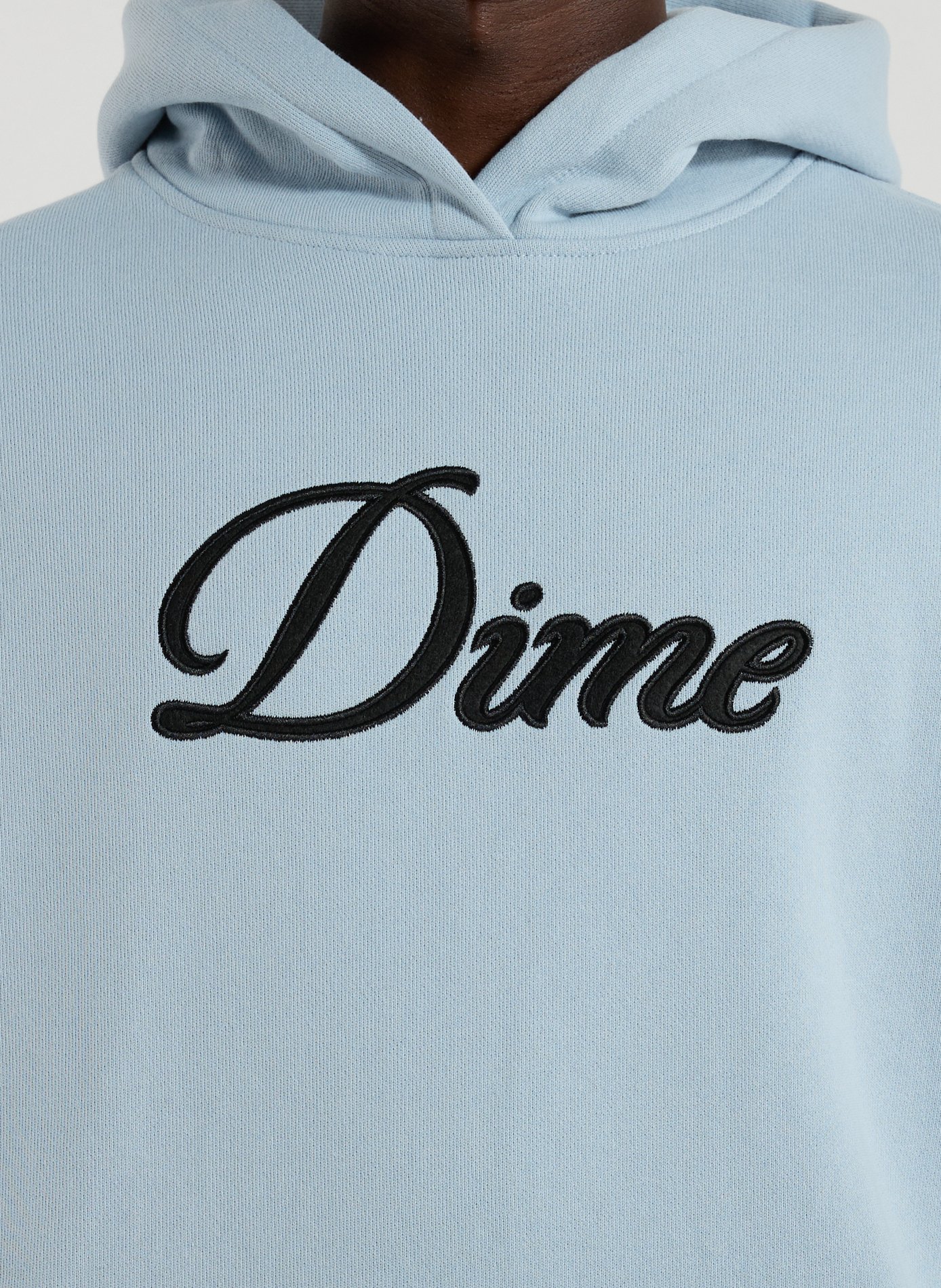 Hoodie en coton mélangé DIME Bleu