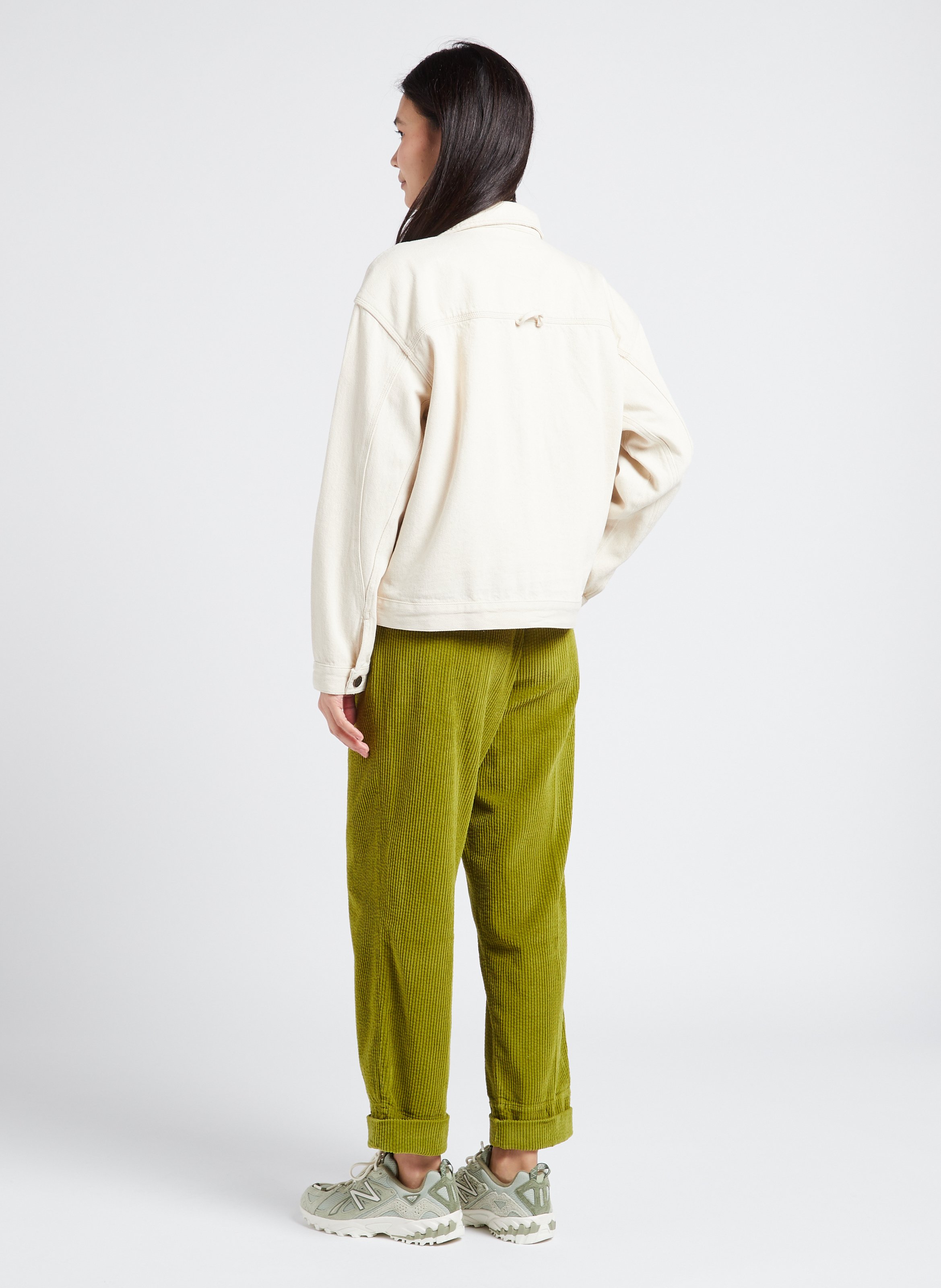 Tee-shirt ample col rond en coton bio bobypark AMERICAN VINTAGE Beige