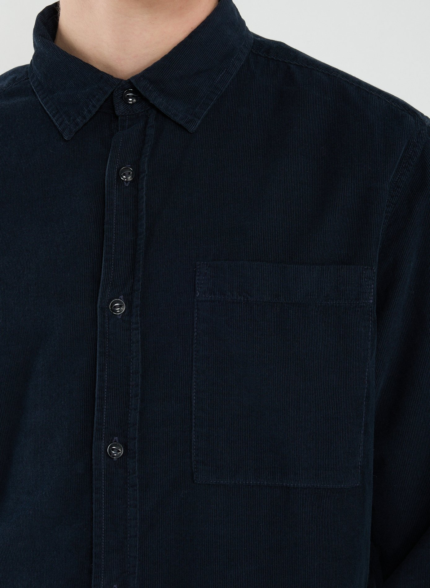 Chemise en velours côtelé  WOOLRICH Bleu