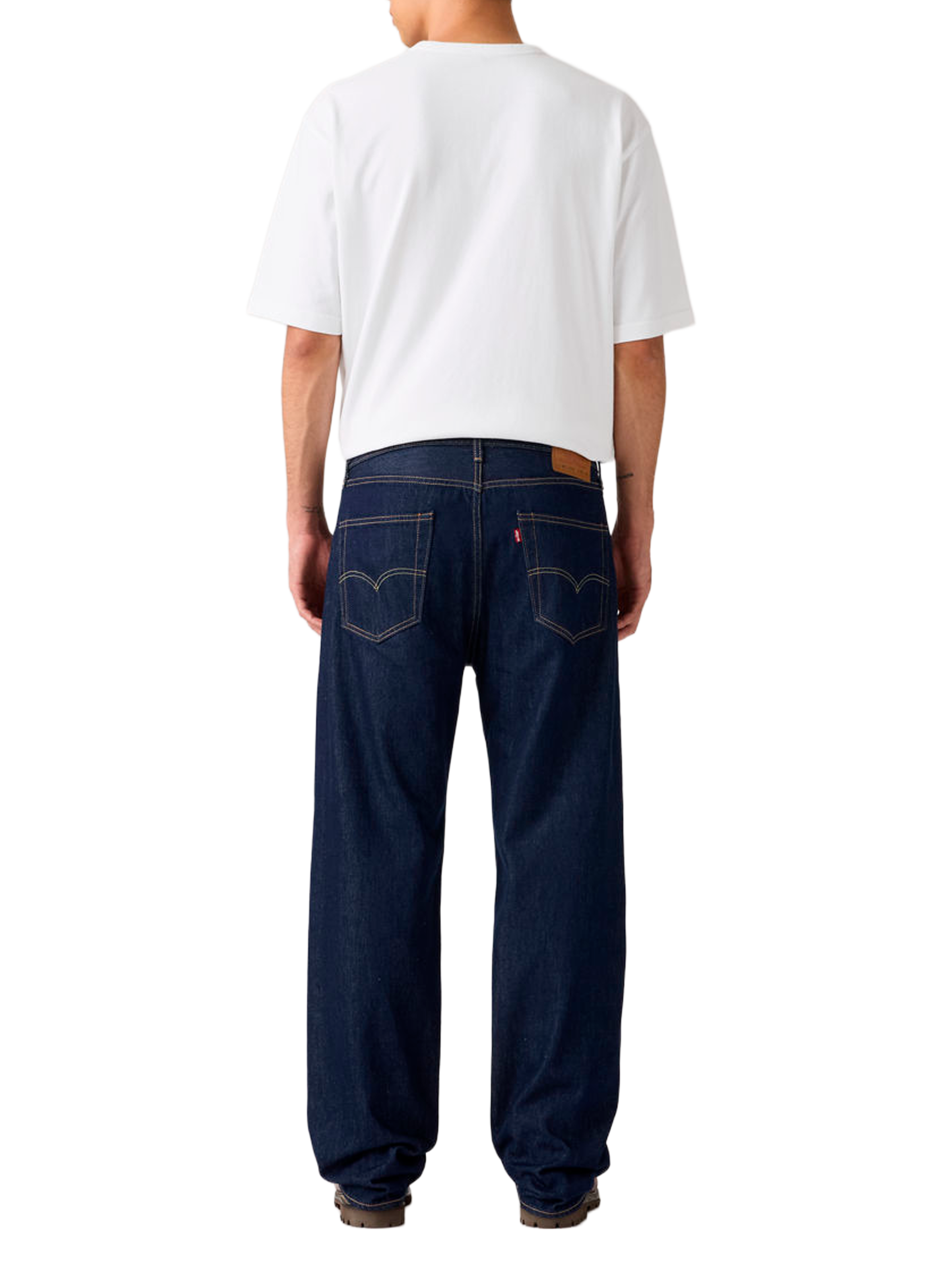 501 Loose Straight Leg Jeans aus Baumwolle LEVI'S Blau
