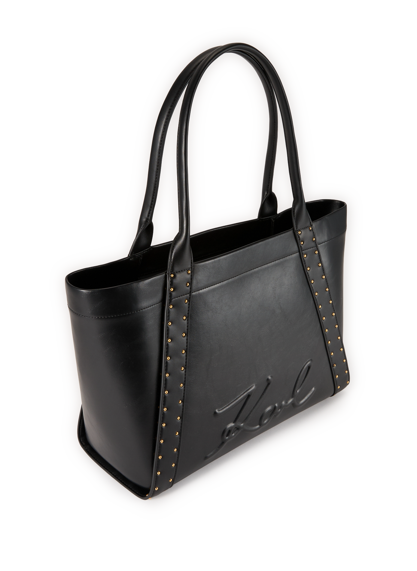 Zippered shoulder bag KARL LAGERFELD Black