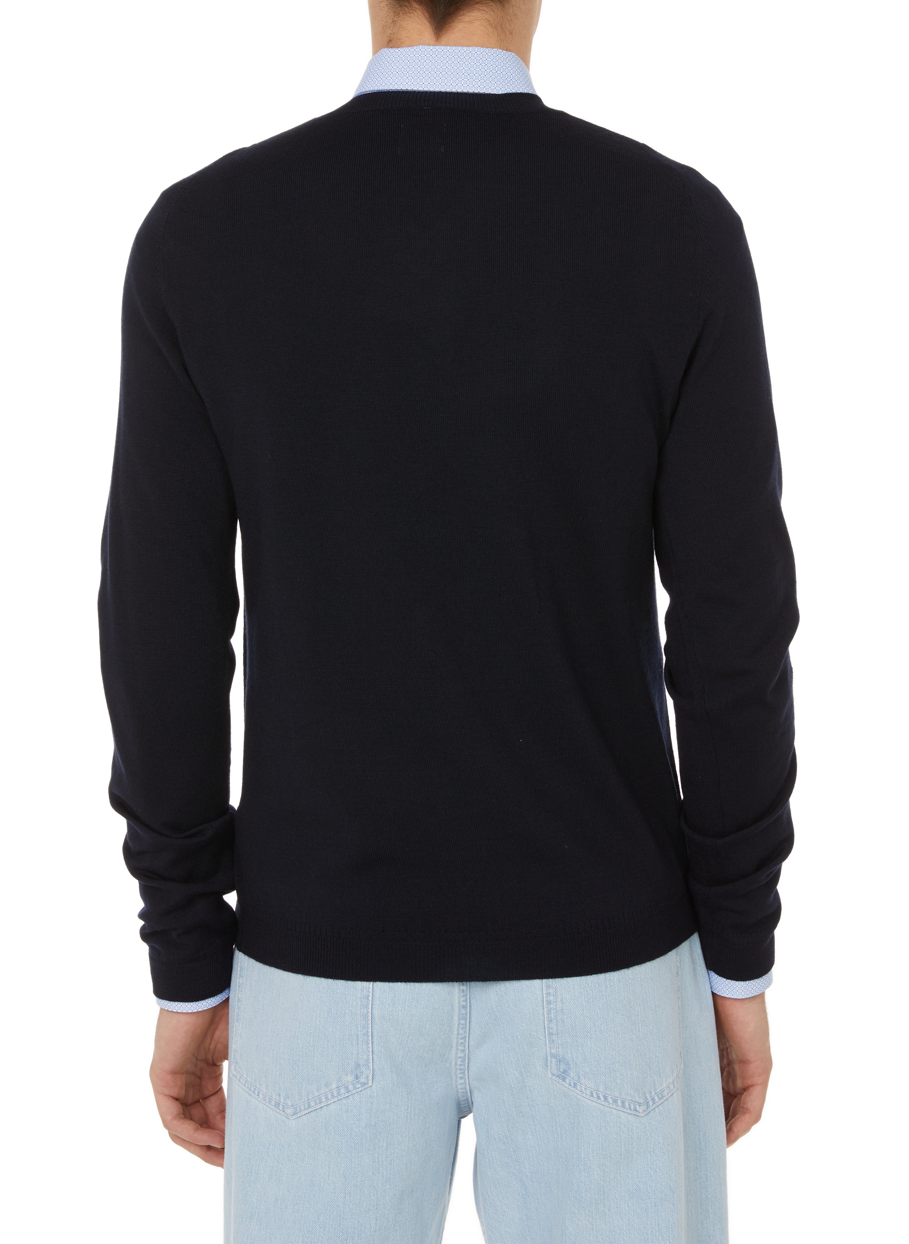 Pull en laine mérinos Flex AU PRINTEMPS PARIS Bleu