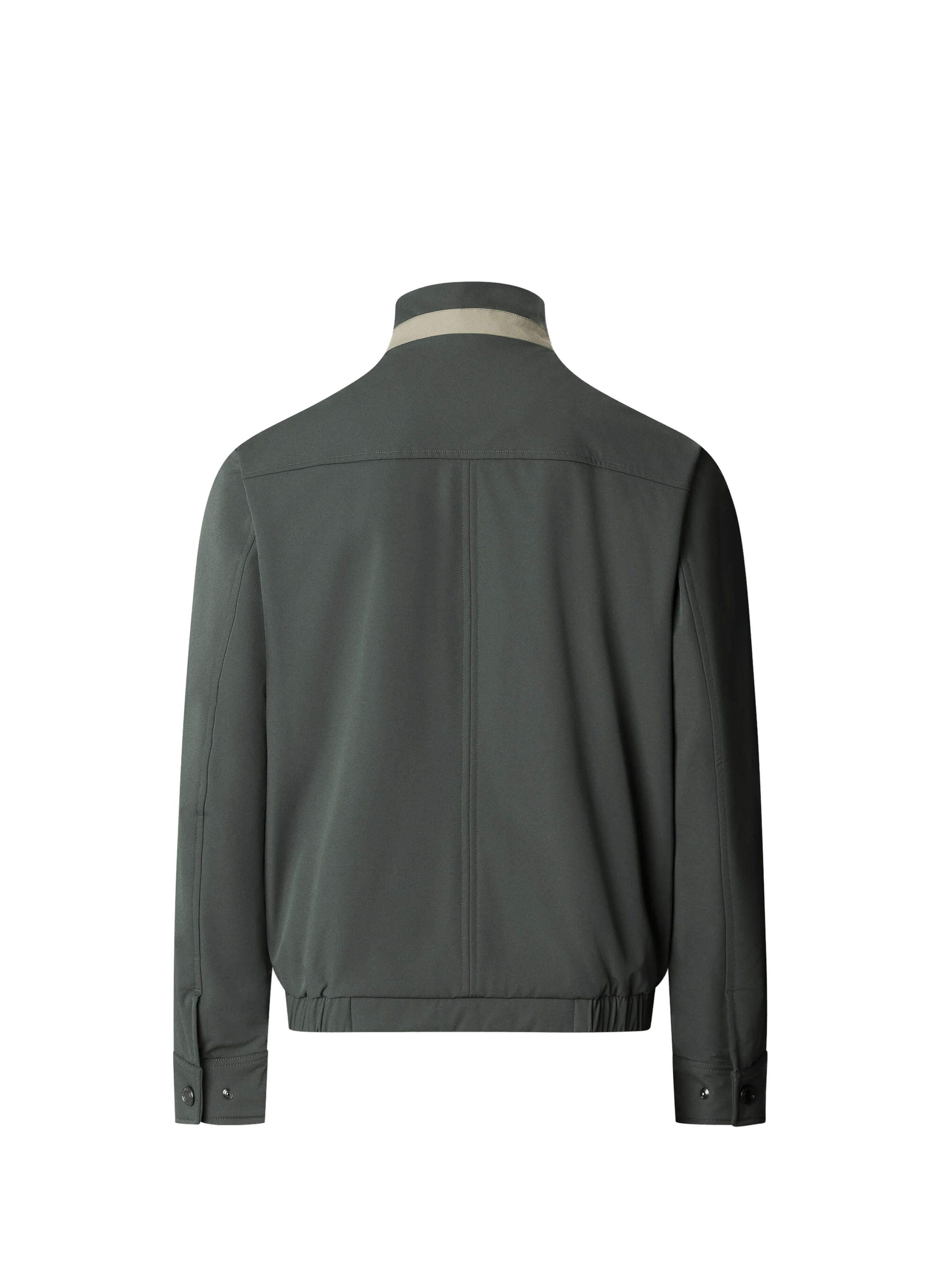 Blouson uni à col montant FACONNABLE Kaki