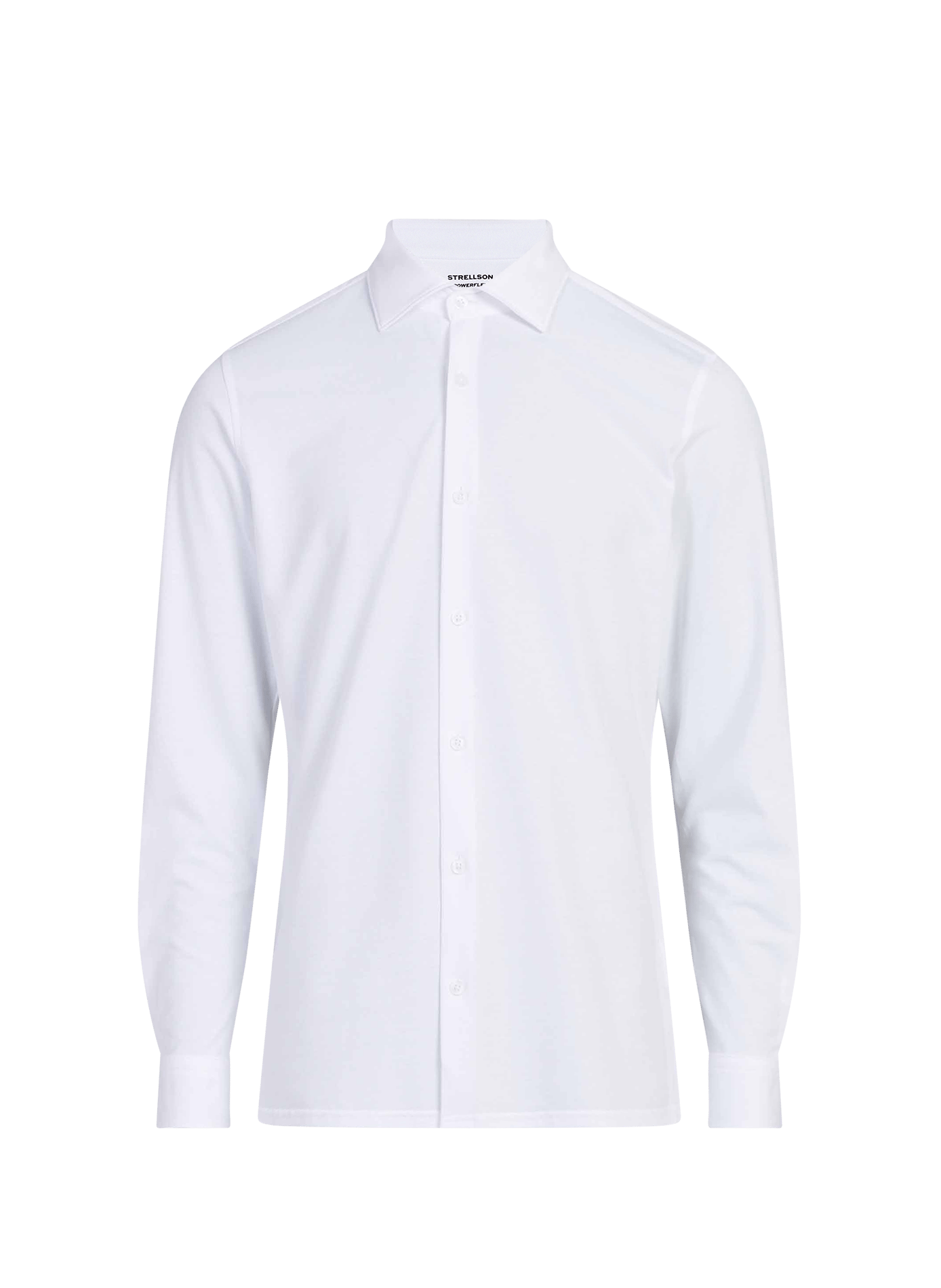 Camicia Spike diritta in misto cotone STRELLSON Bianco