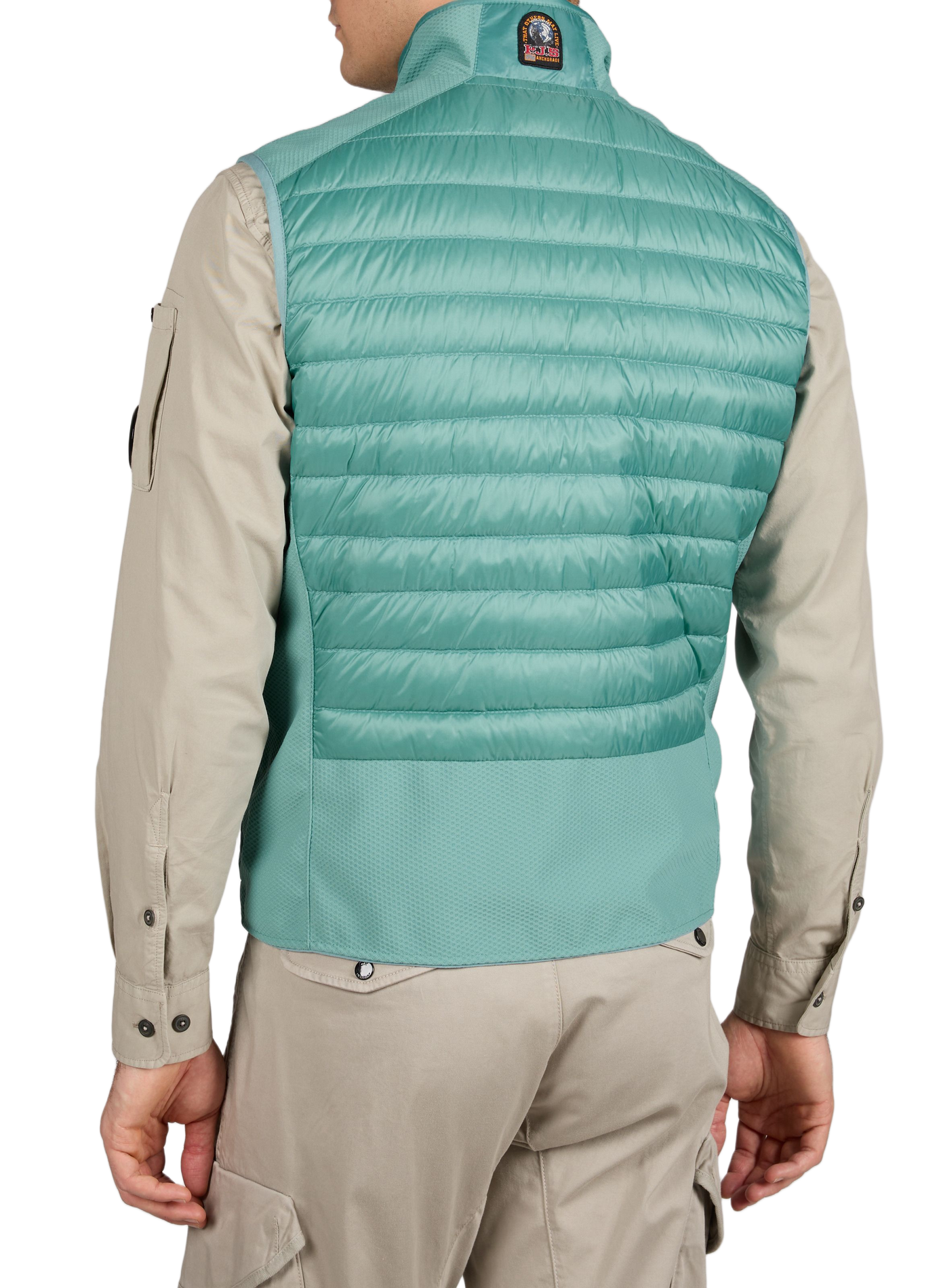 Doudoune Zavier sans manches à col montant PARAJUMPERS Bleu