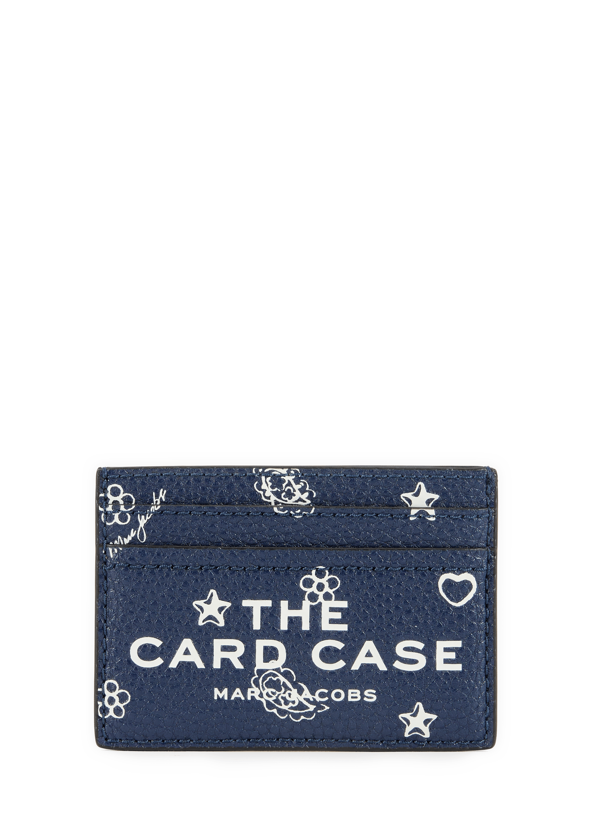 The Bandana leather card holder MARC JACOBS Blue