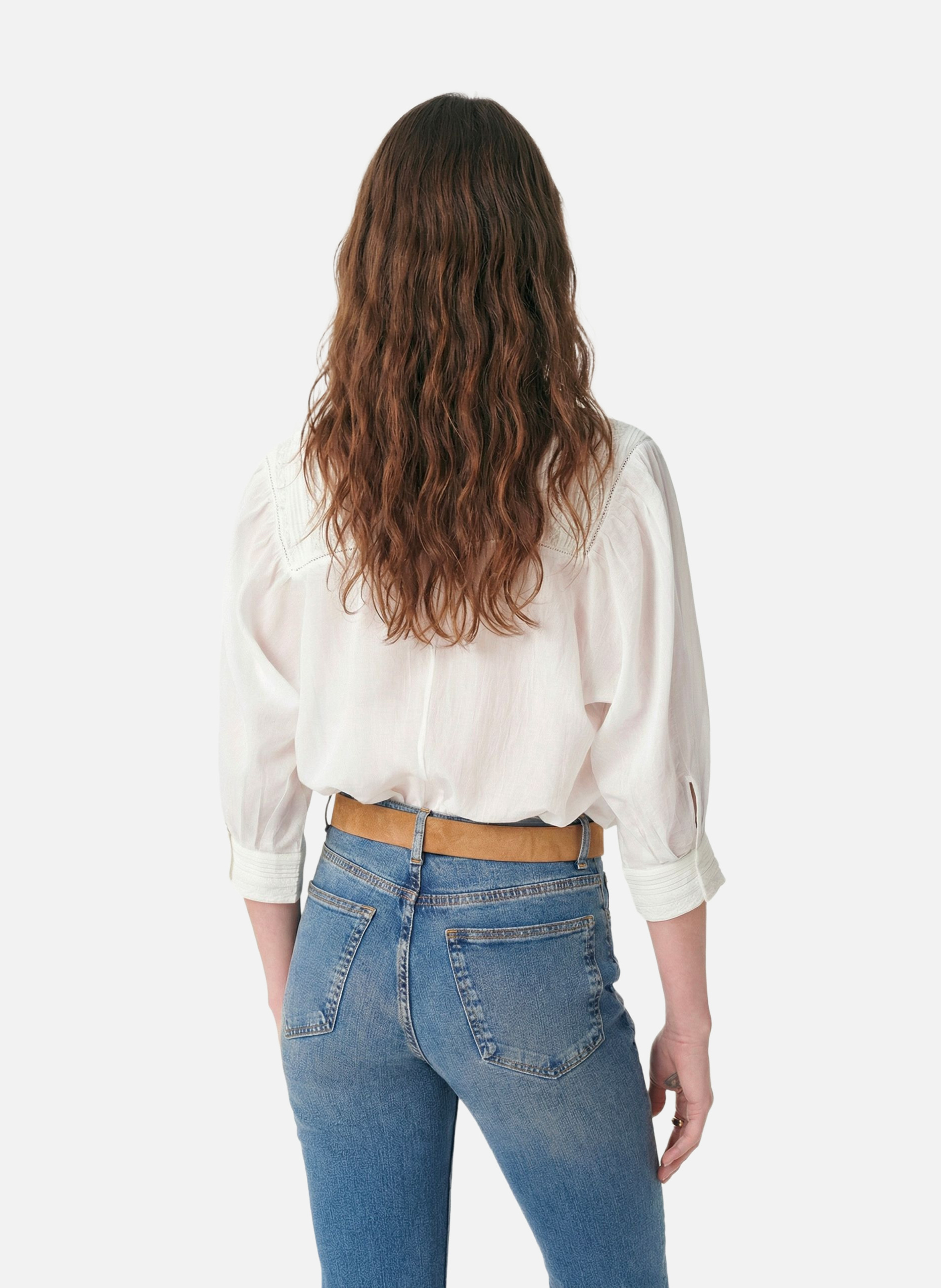 Blouse grenet VANESSA BRUNO Blanc