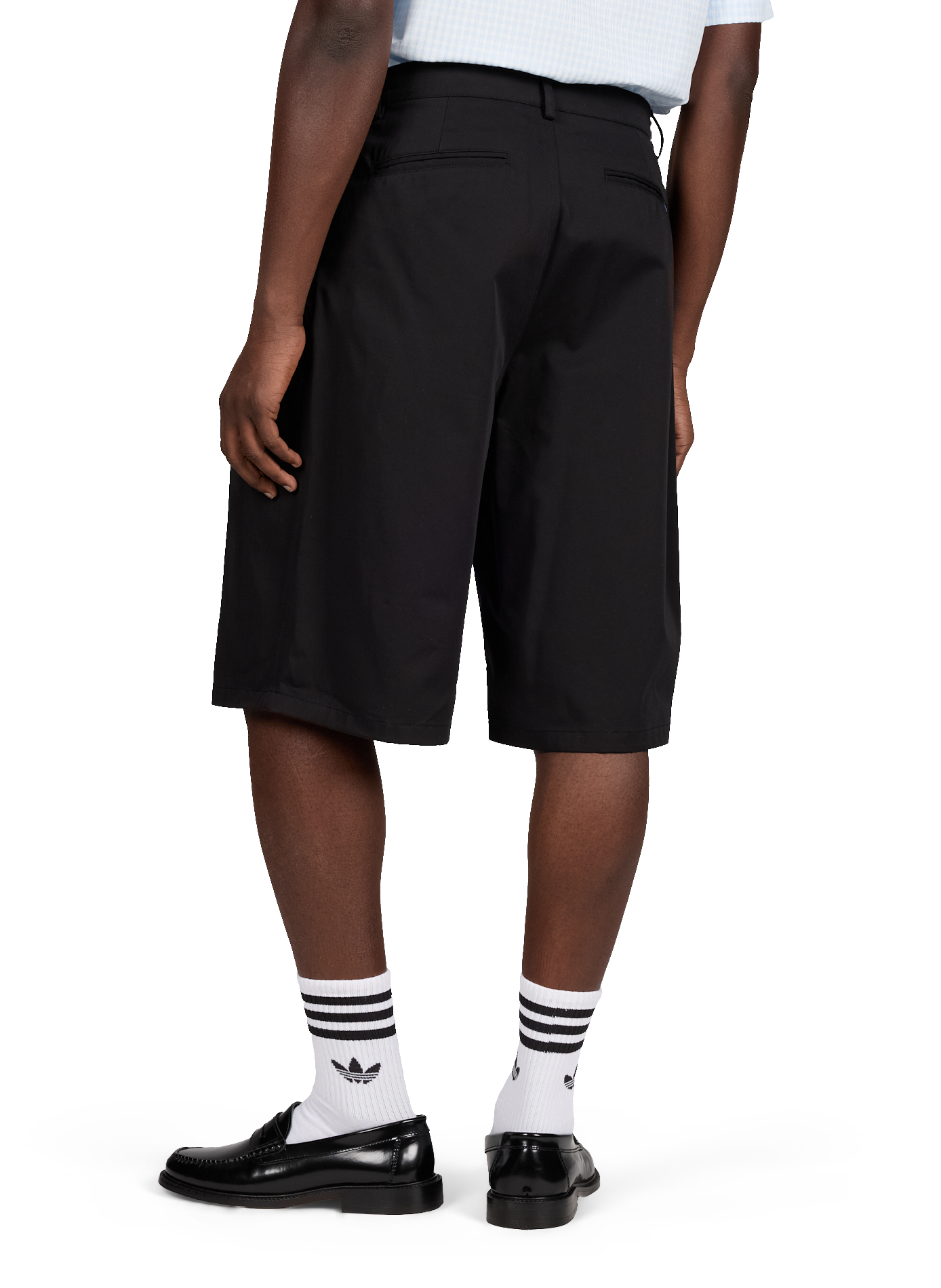 Short à pinces en coton ARTE ANTWERP Noir