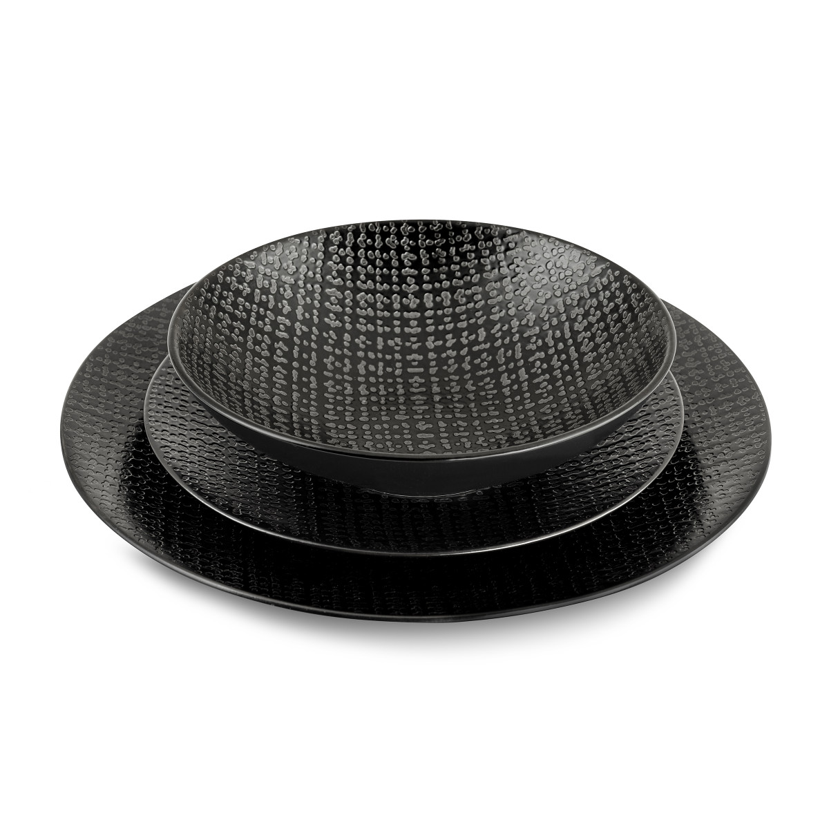 Tweed - service 18 pièces MEDARD DE NOBLAT Noir