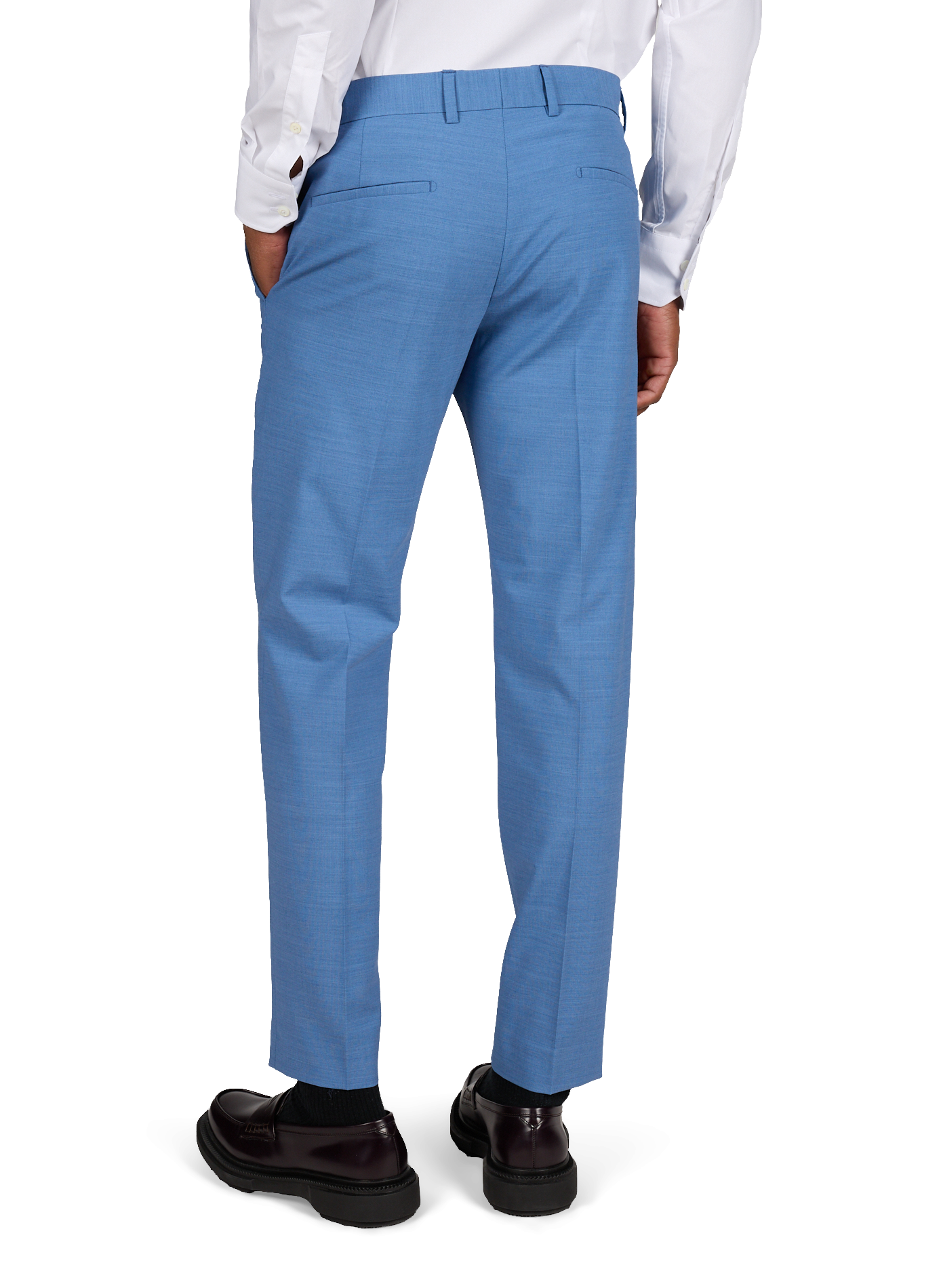 Tapered pleated pants STRELLSON Blue
