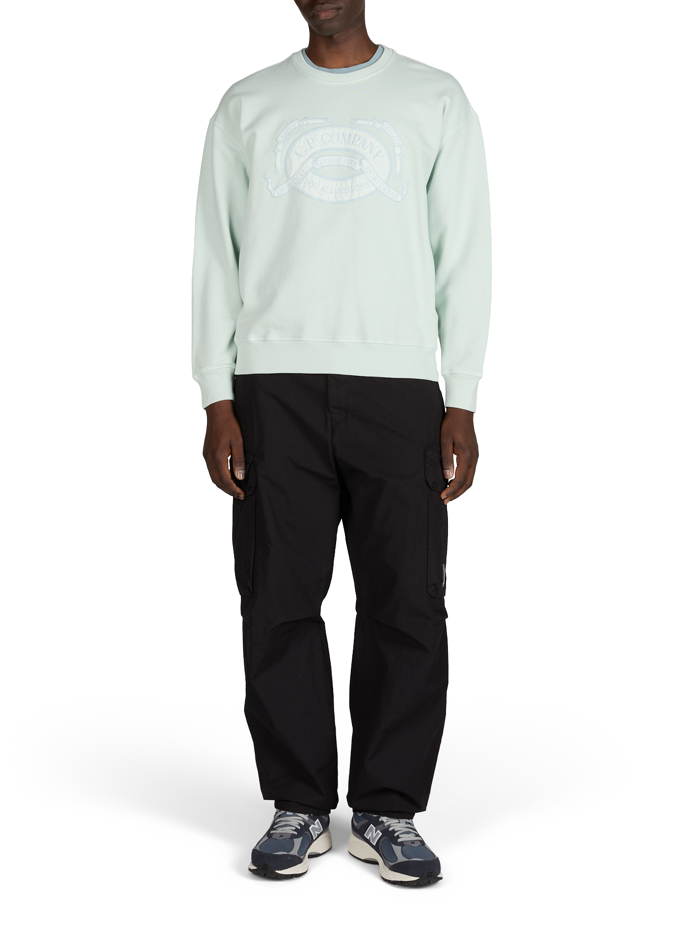 Cotton Cargo Pants CP COMPANY Black