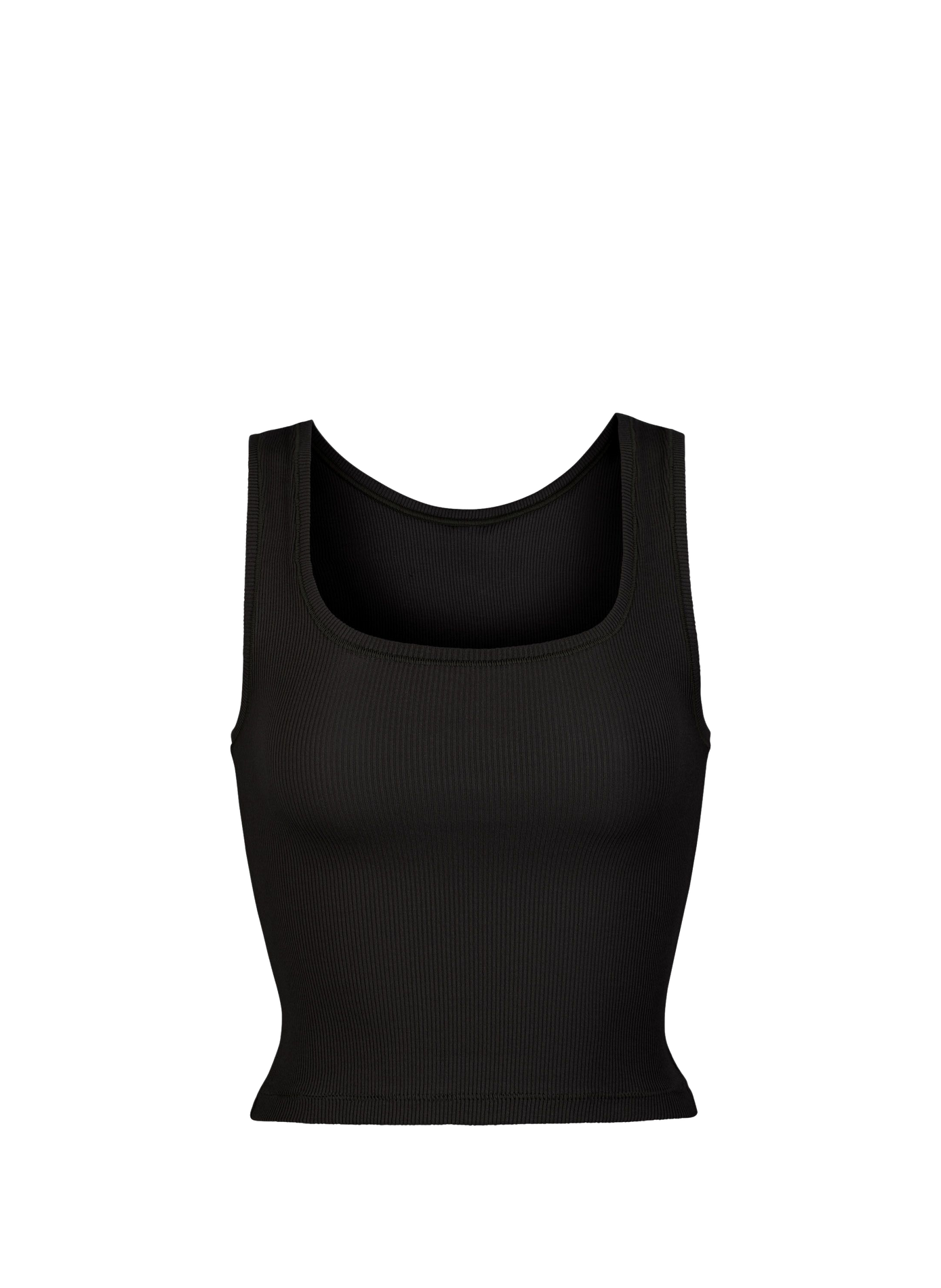 Cotton-mix sleeveless top  Soot