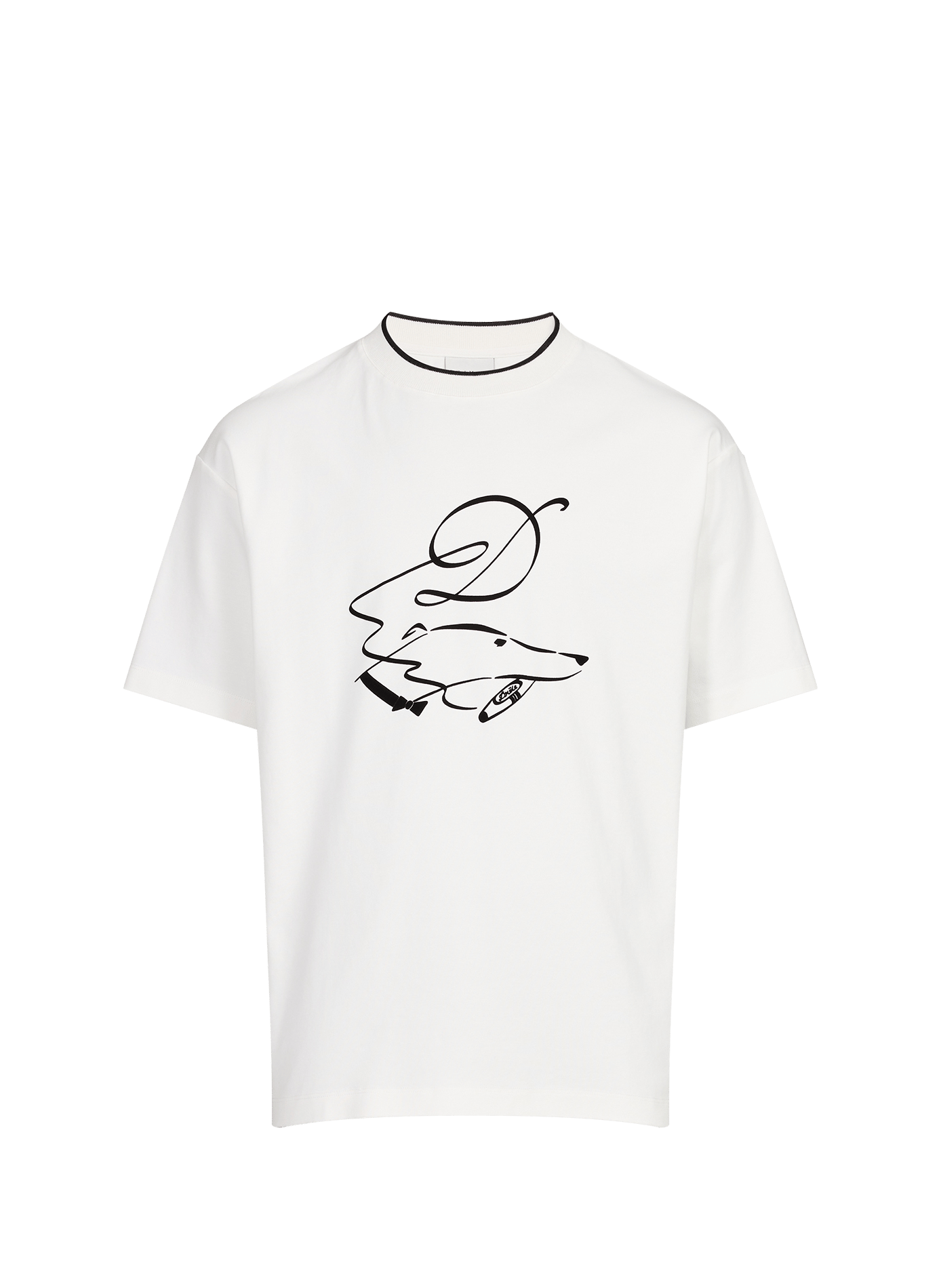 Cotton T-shirt DROLE DE MONSIEUR White