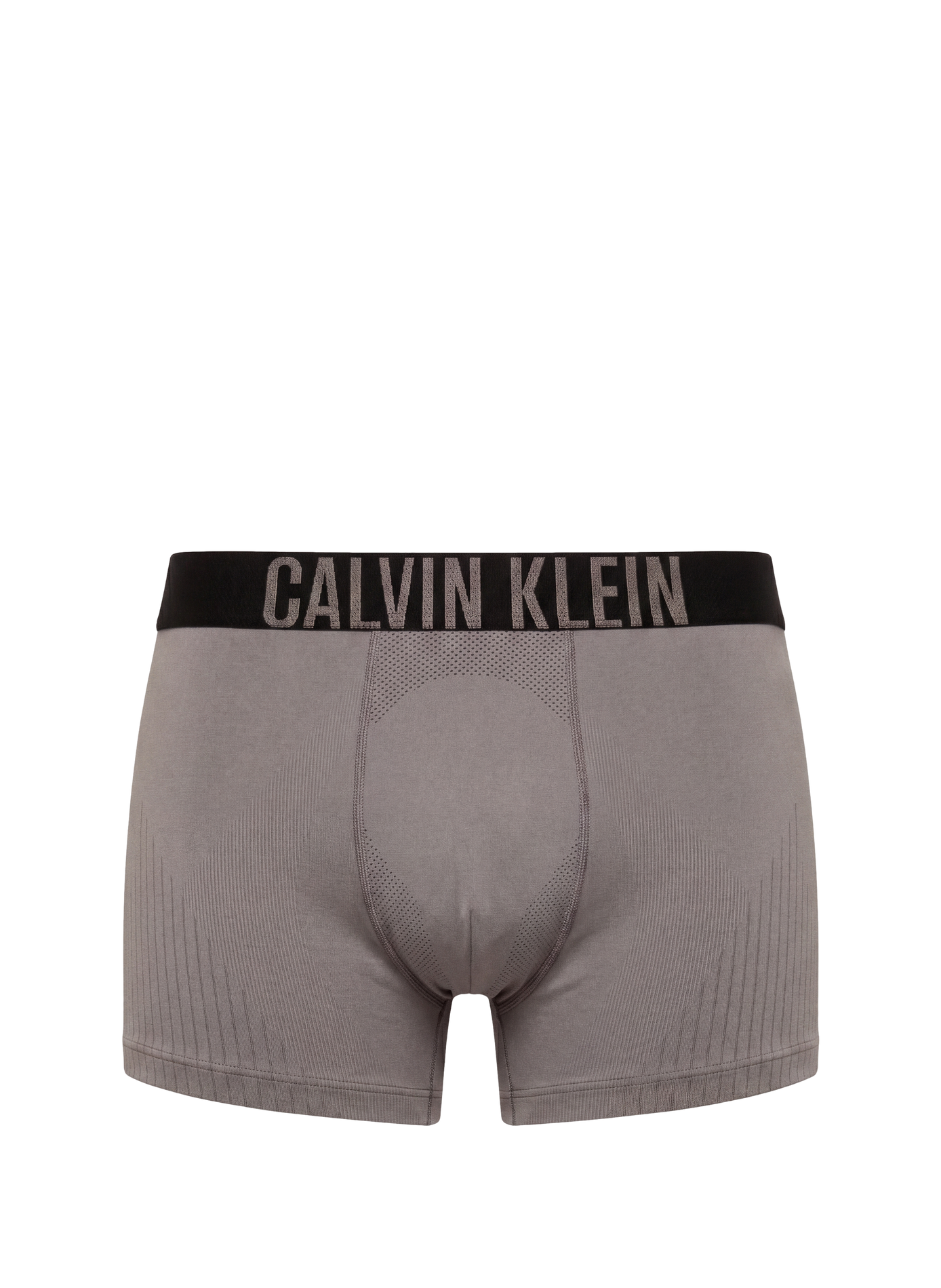 Boxer élastique uni CALVIN KLEIN Gris