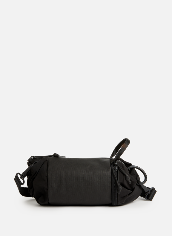CÔTE&CIEL Mini cotton shoulder bag Black