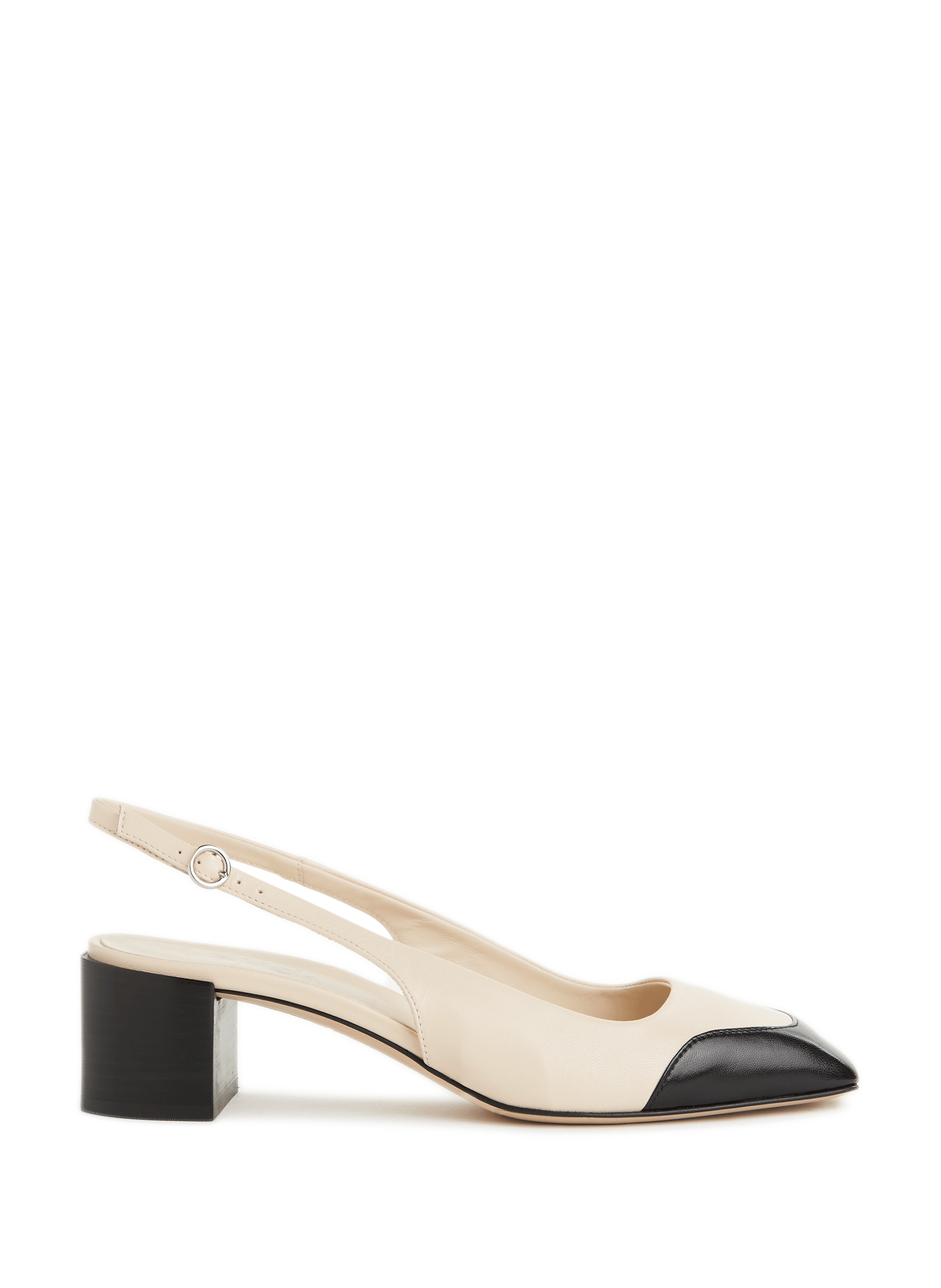 AEYDE Leather heels  Beige