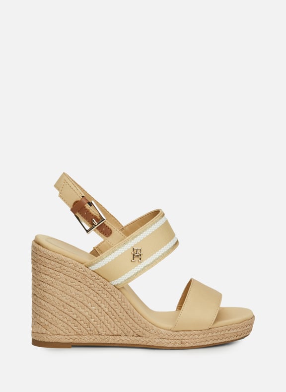 Sandales à talons compensés Beige by TOMMY HILFIGER TOMMY HILFIGER Sandales à talons compensés Beige
