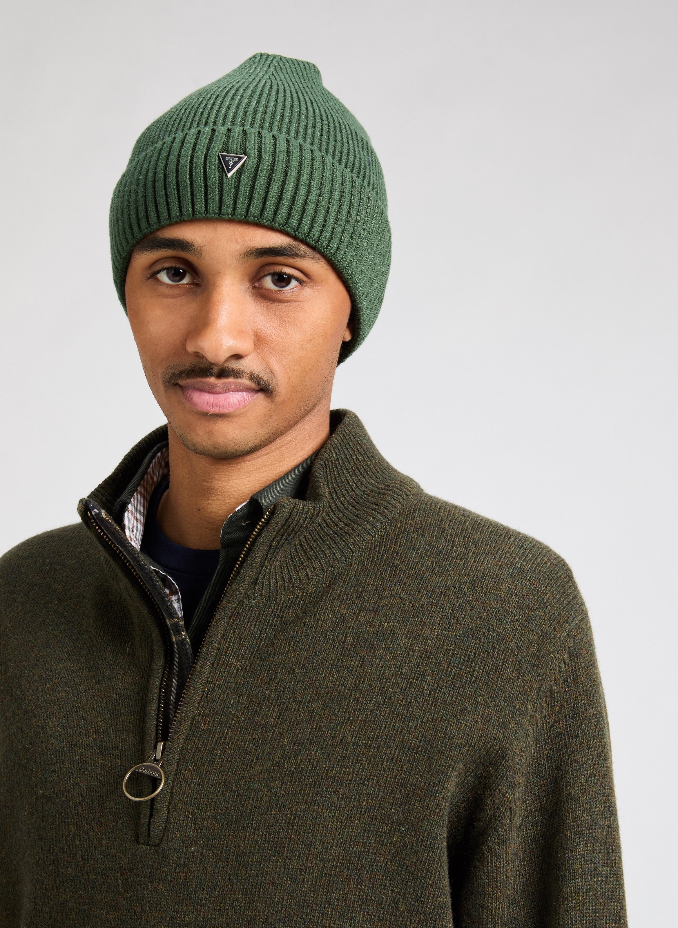 Pull Holden en laine BARBOUR Vert