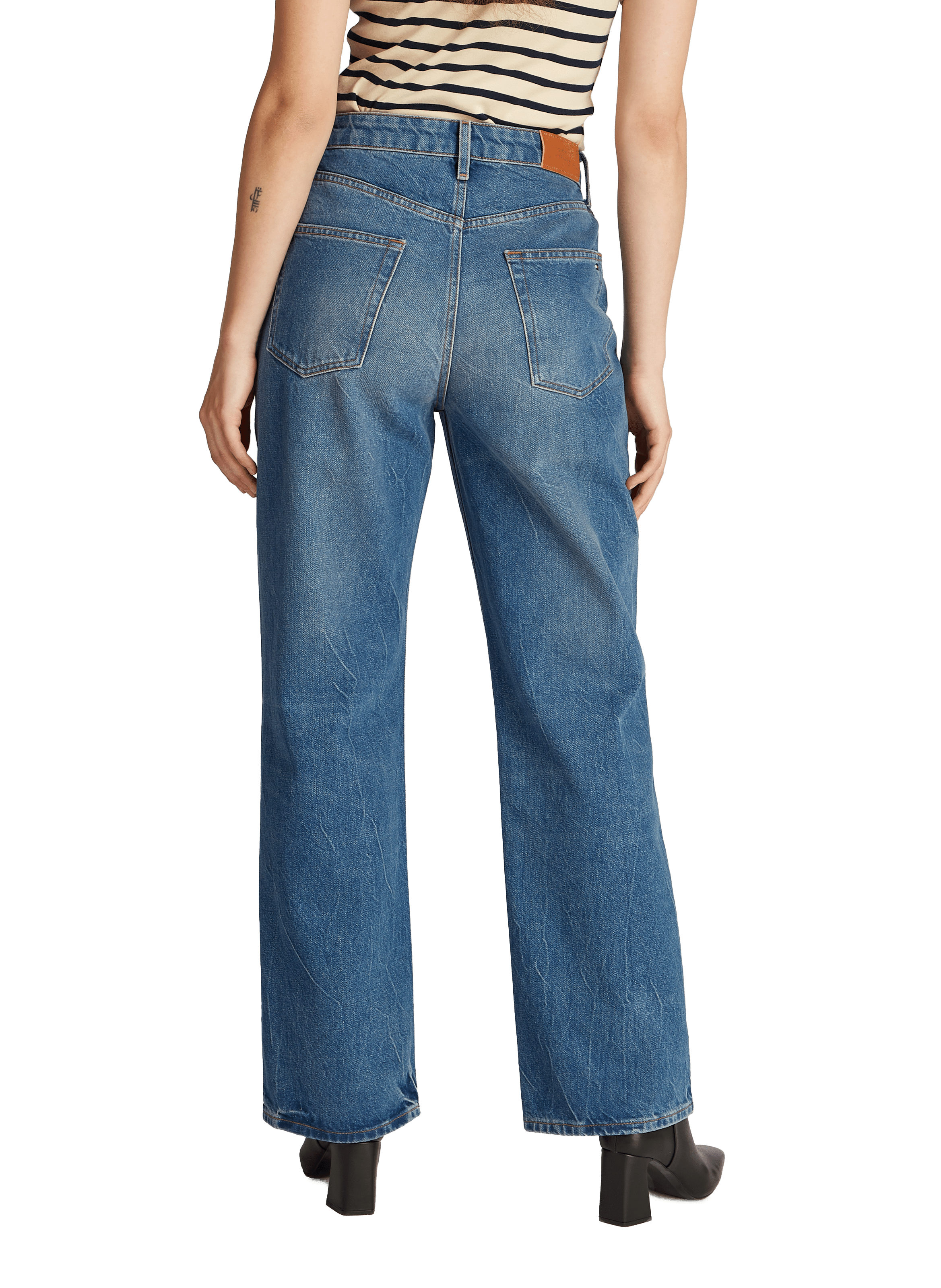 Jean droit  TOMMY HILFIGER Bleu