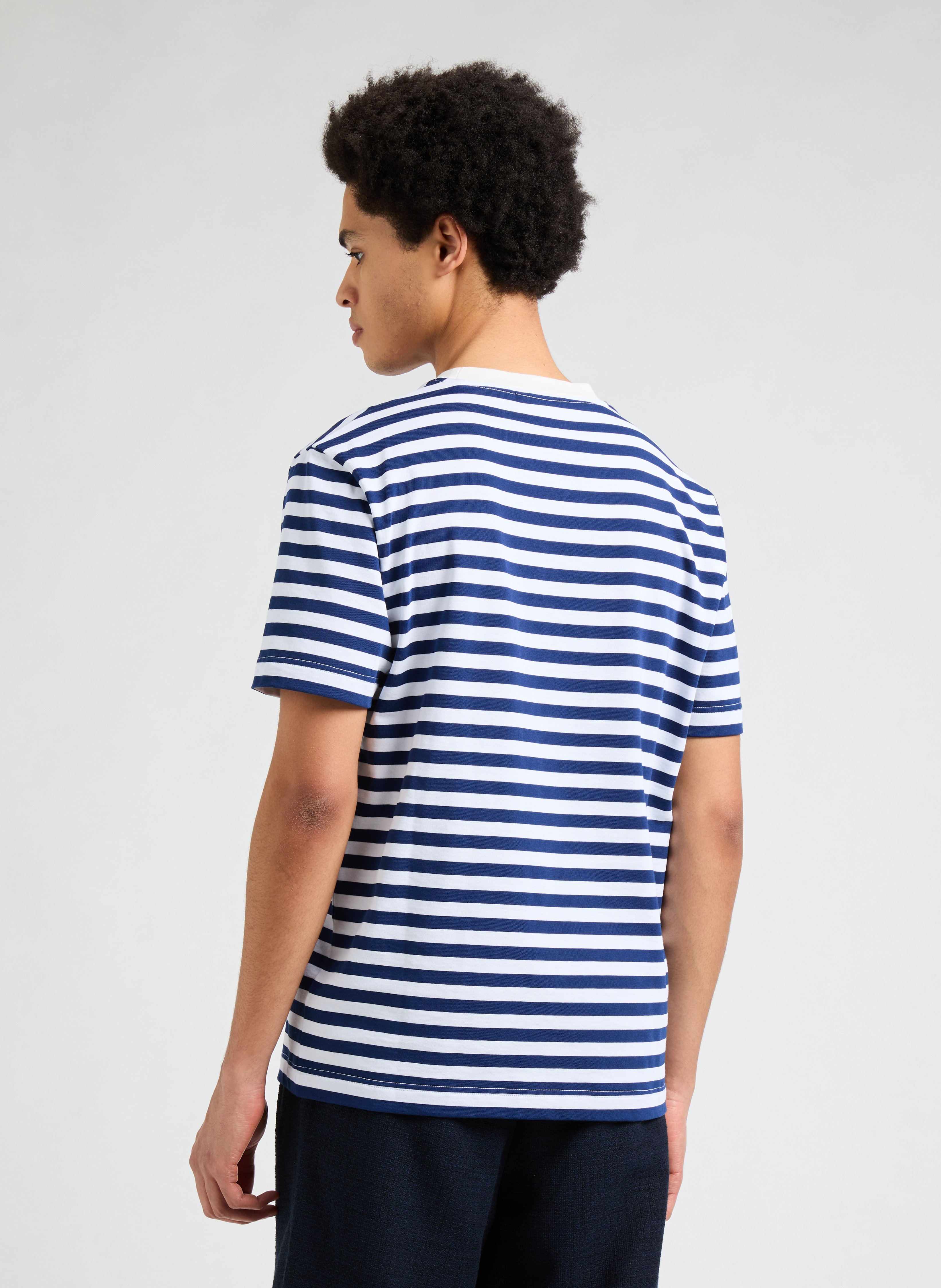 Striped cotton T-shirt SAISON 1865 Multicolour