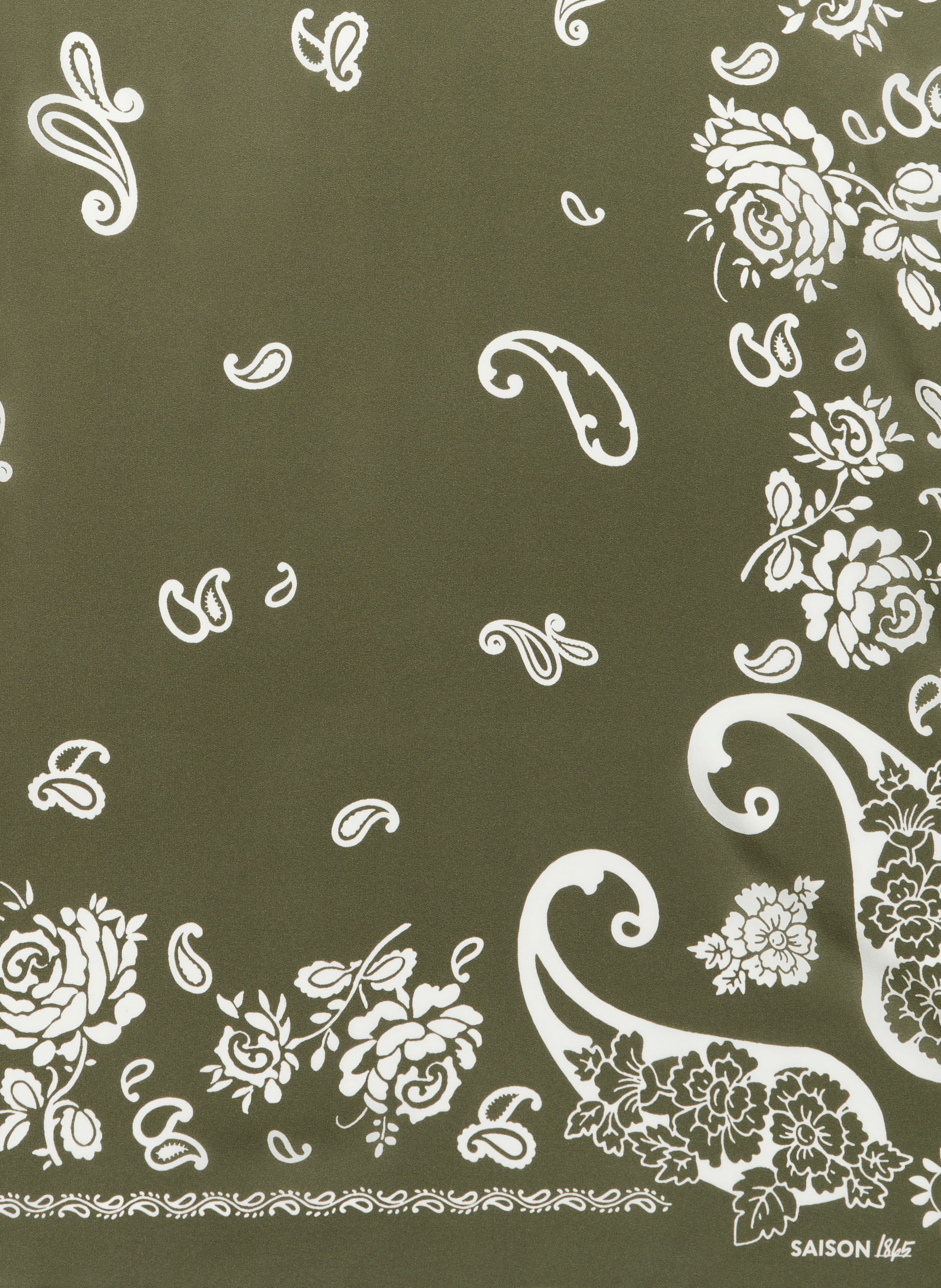 Foulard imprimé en soie SAISON 1865 Multicolore