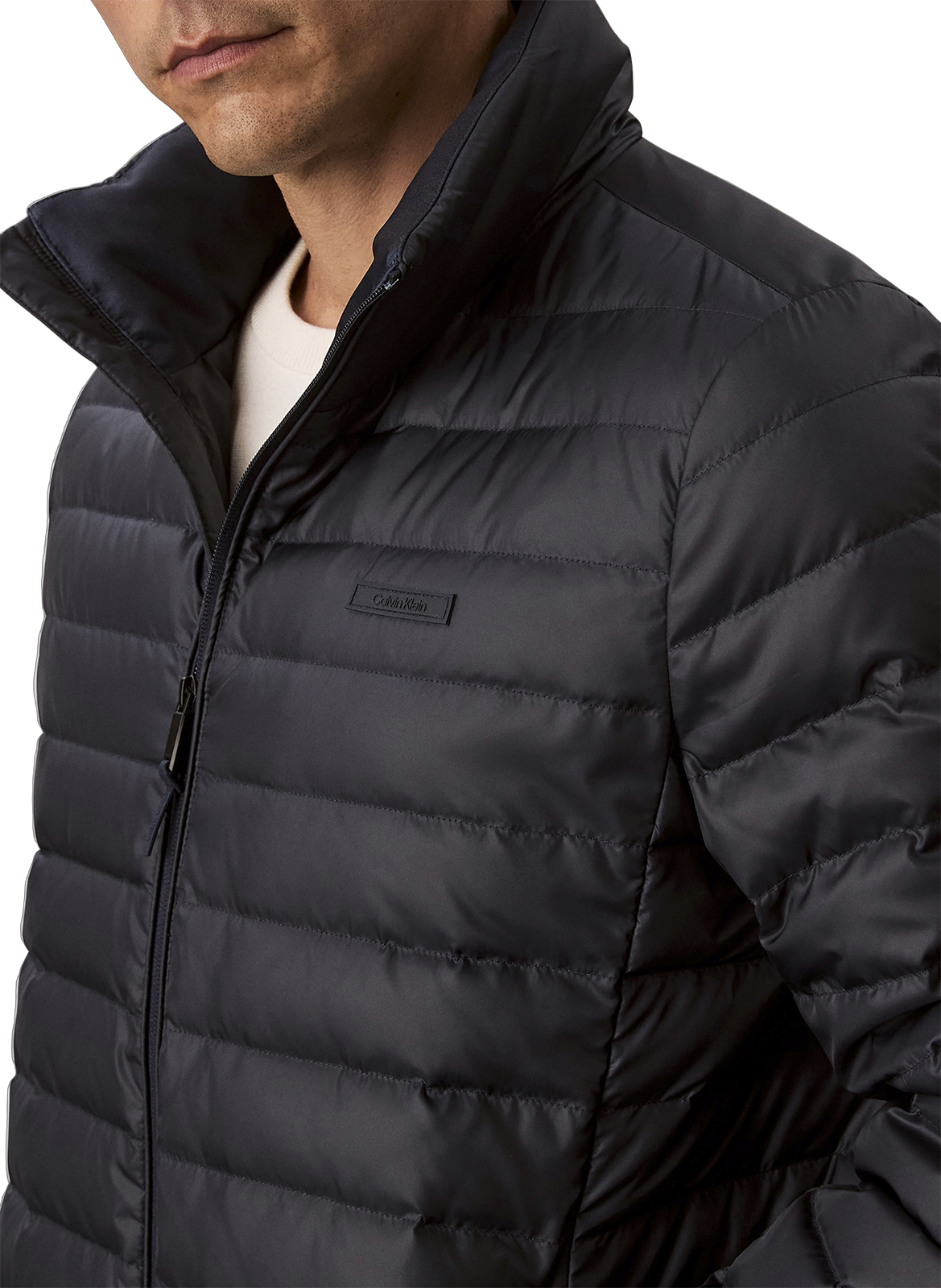 Blouson matelassé col montant CALVIN KLEIN Bleu