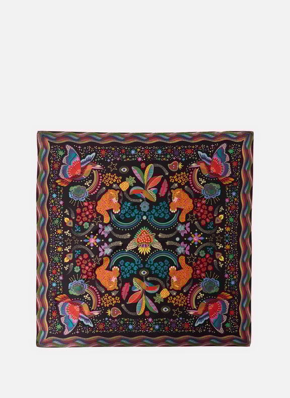 Printed scarf Black by WILD WILD Printed scarf Black