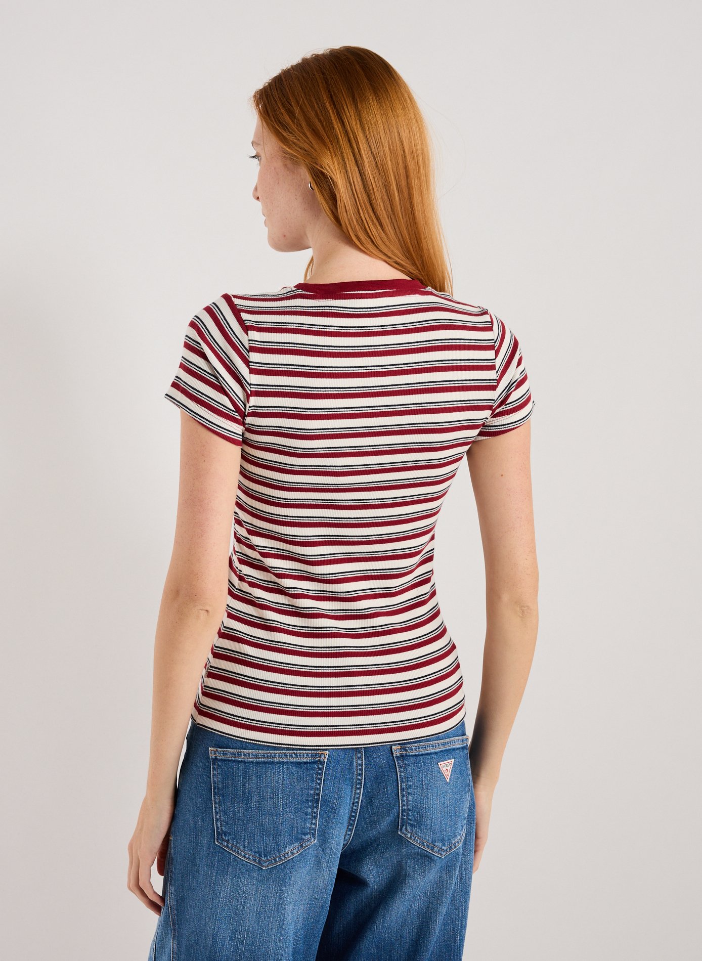Striped T-shirt GUESS Red