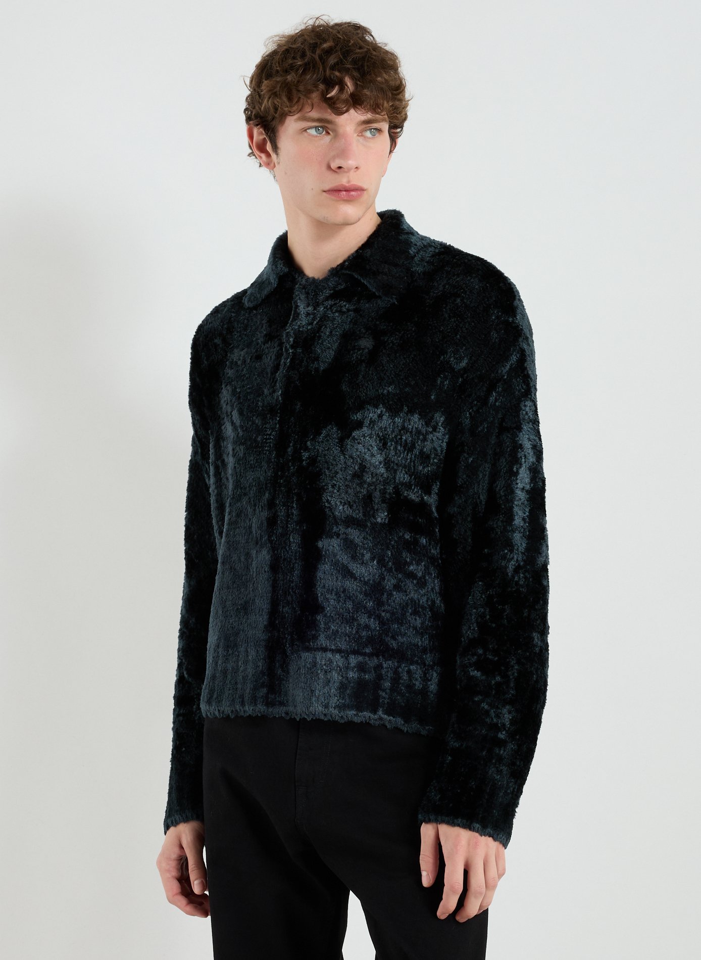 Polo neck sweater LACOSTE Green