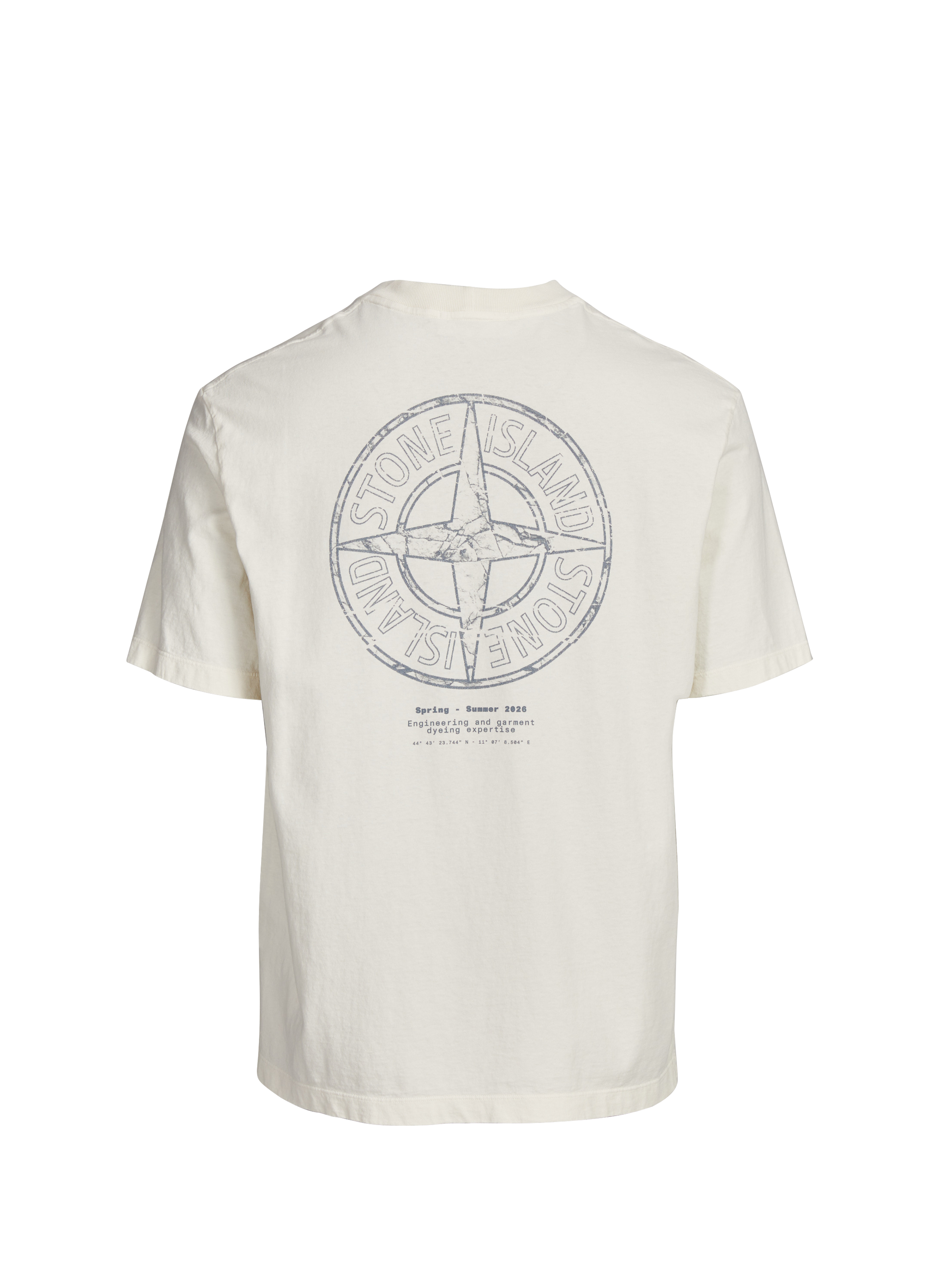 Printed T-shirt STONE ISLAND Beige
