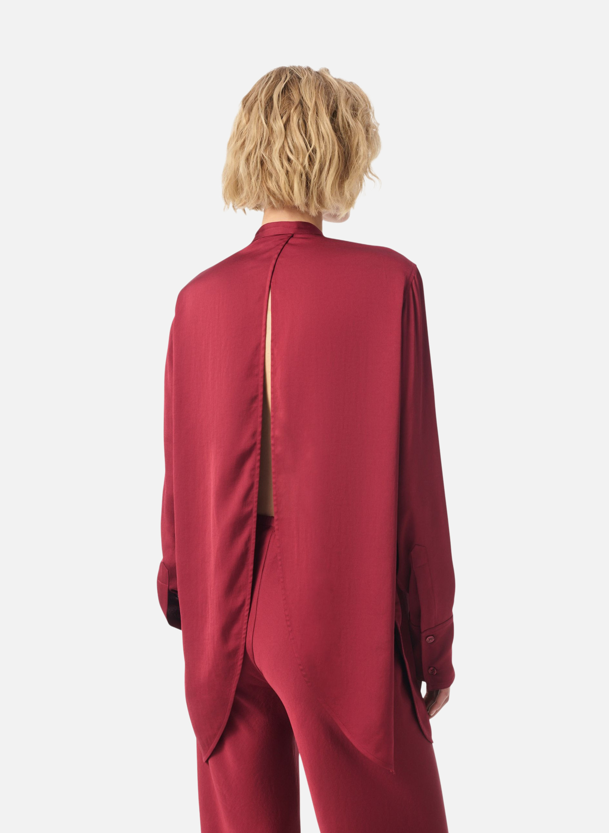 Chemise feline VANESSA BRUNO Rouge