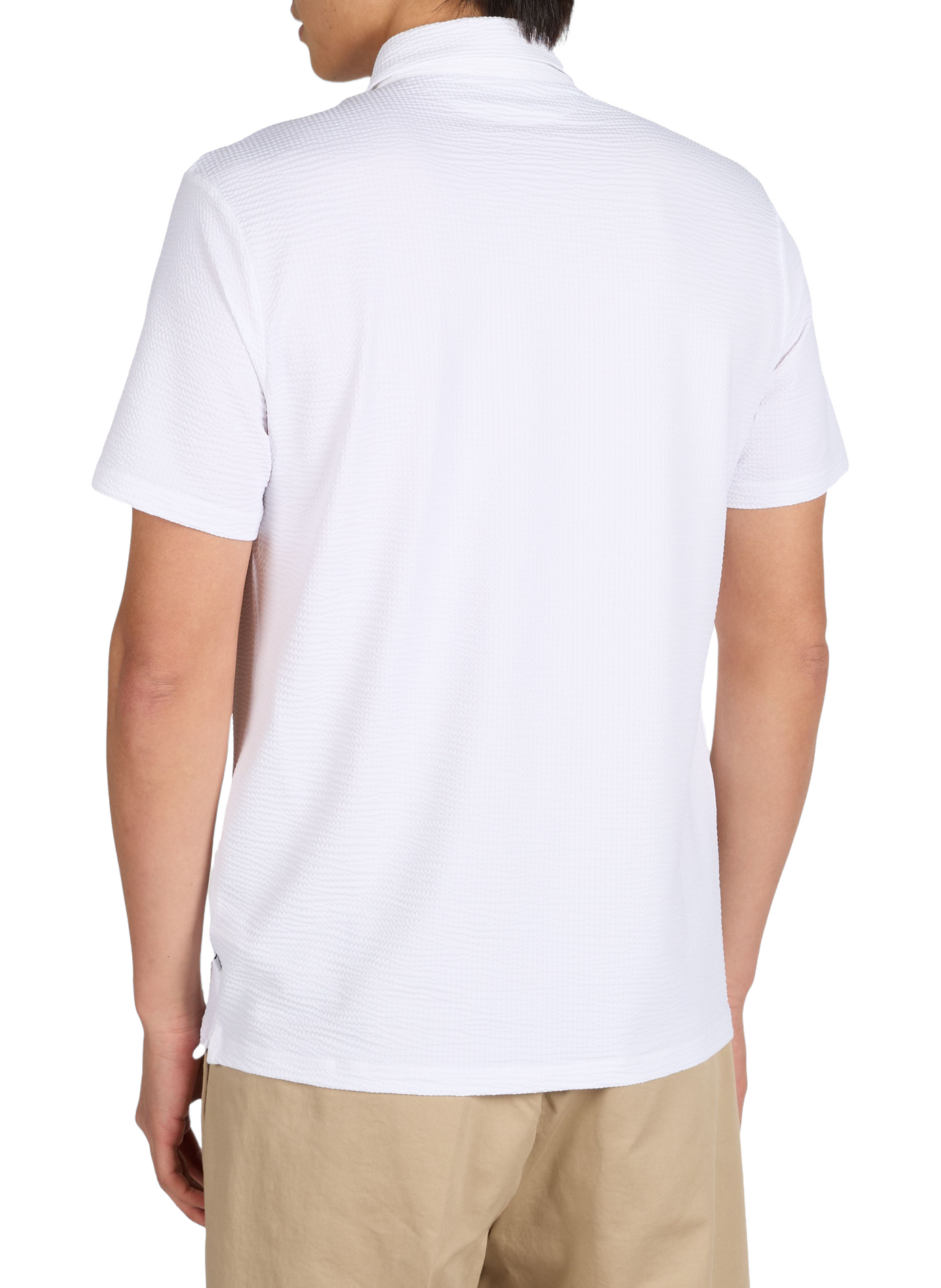 Short-sleeved classic collar shirt 1789 CALA White