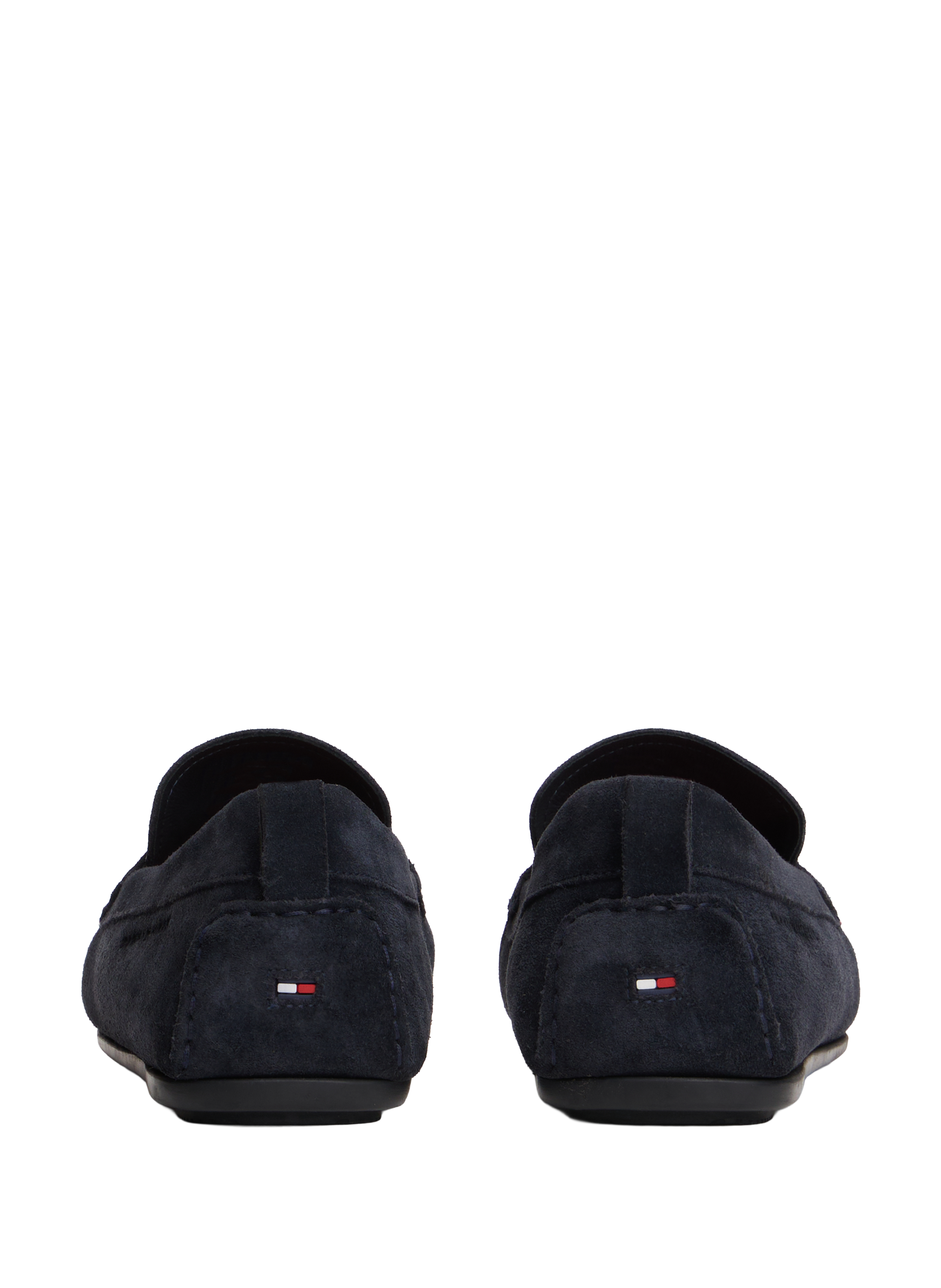 Suede cow leather loafers TOMMY HILFIGER Blue