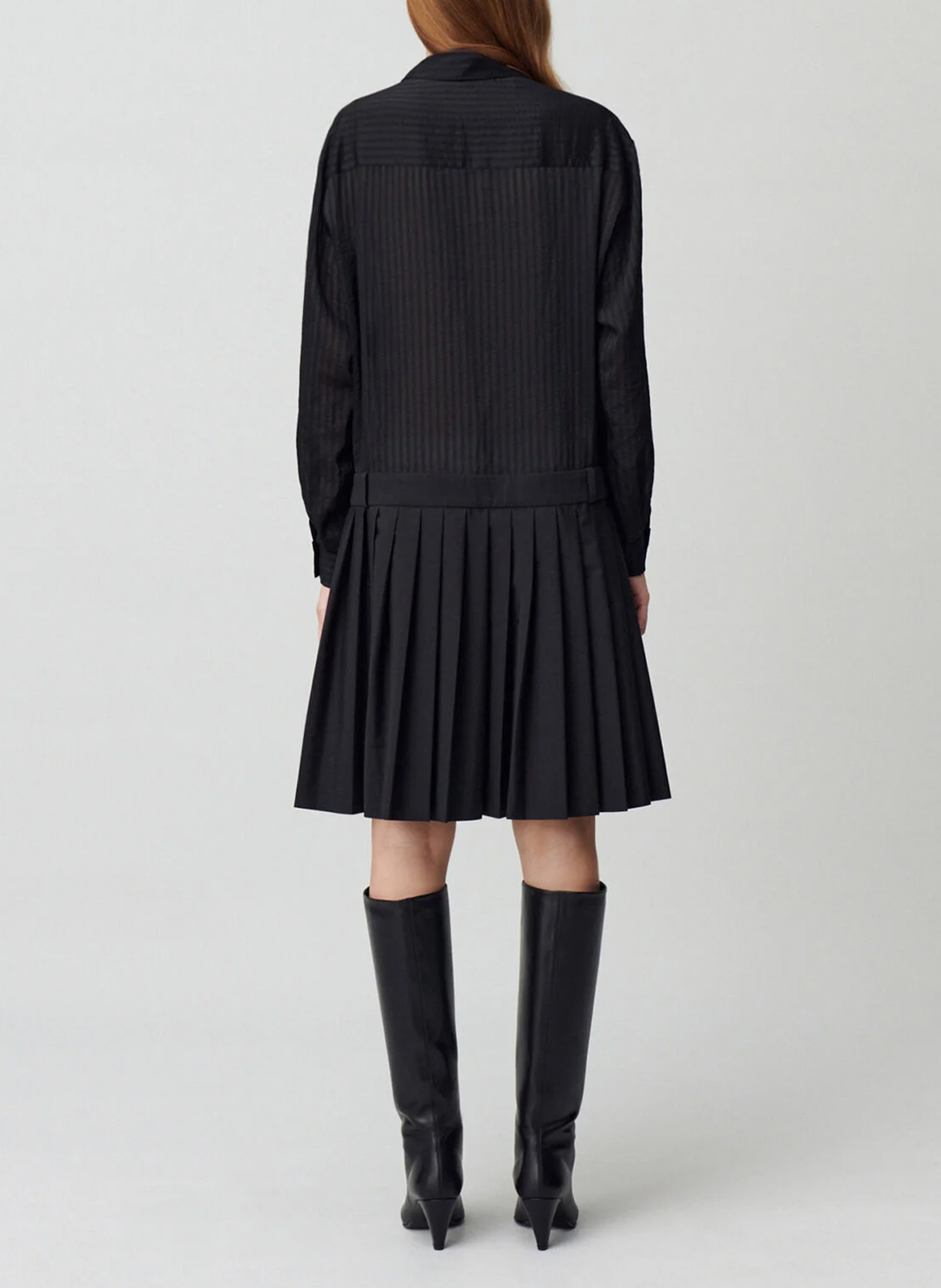 Robe courte col classique CLAUDIE PIERLOT Noir