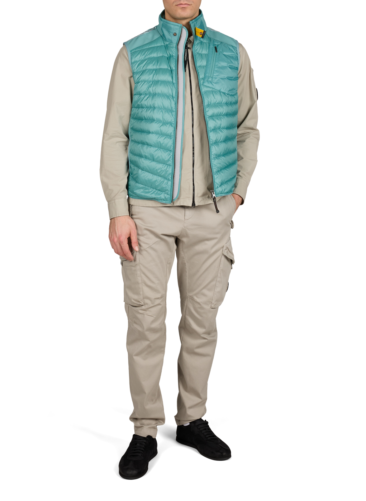 Doudoune Zavier sans manches à col montant PARAJUMPERS Bleu