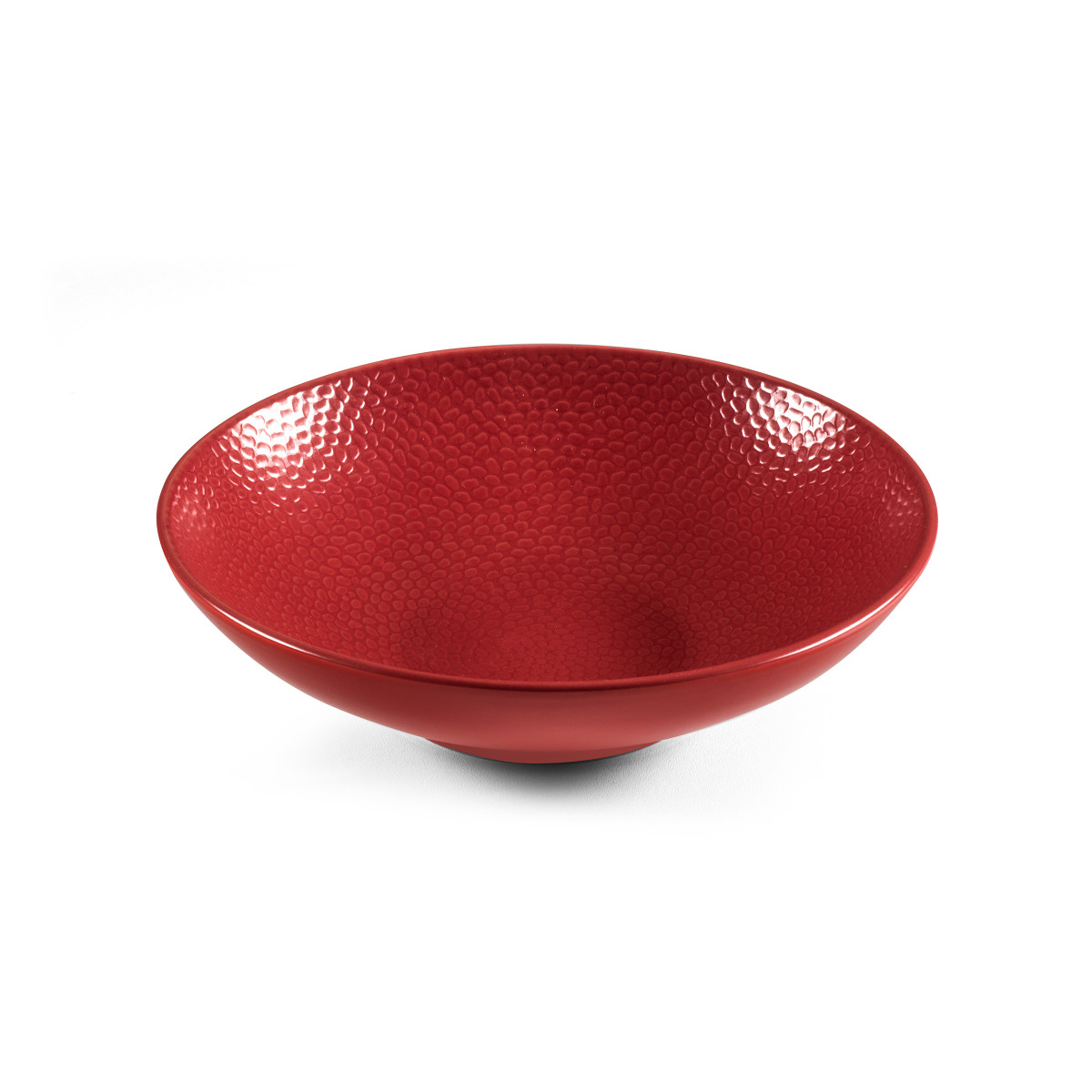 Stone - assiette salade et pâtes 19 cm (lot de 6) MEDARD DE NOBLAT Rouge
