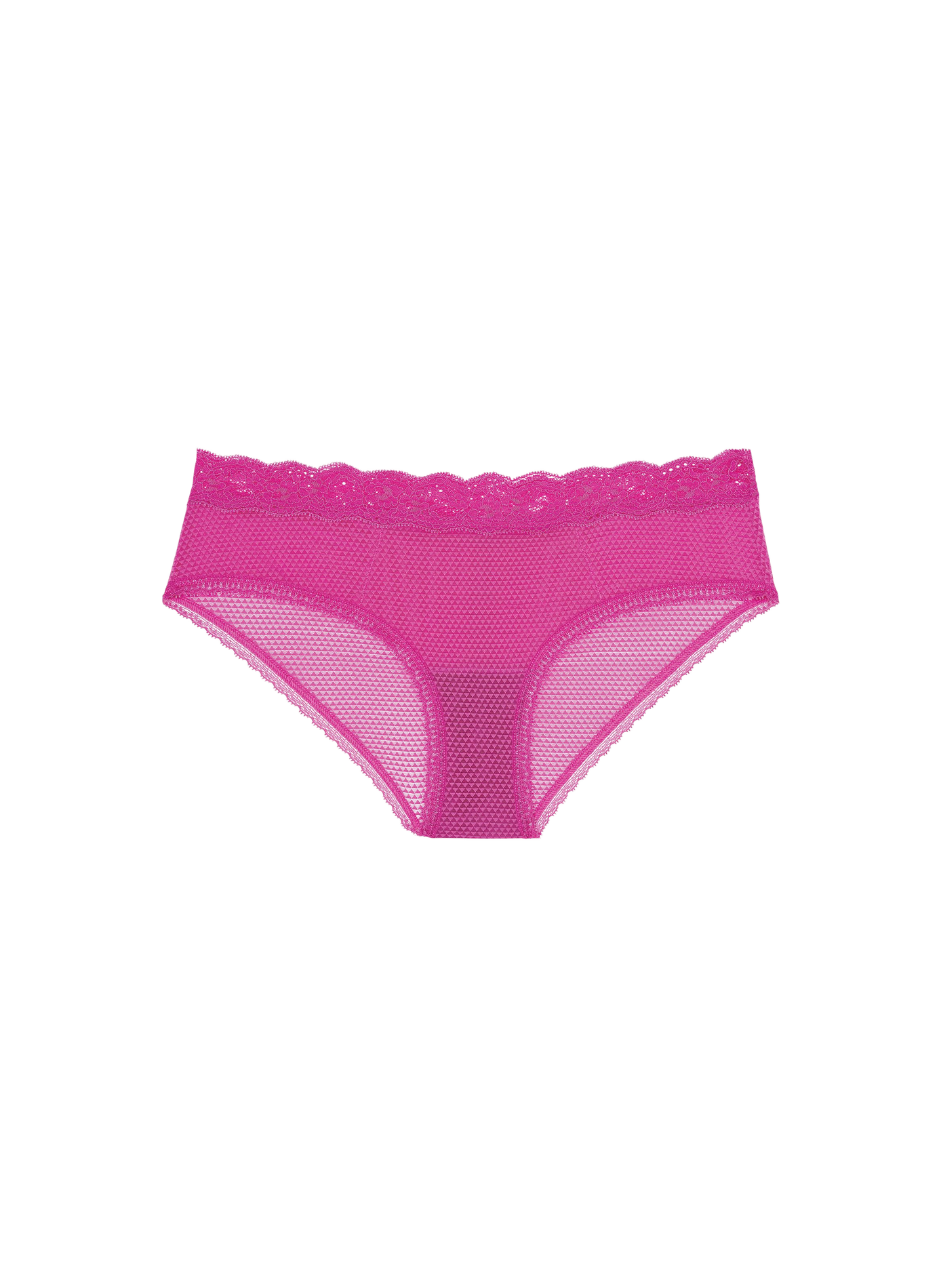 Culotte transparente en dentelle avec fronce à l'arrière PASSIONATA Rose