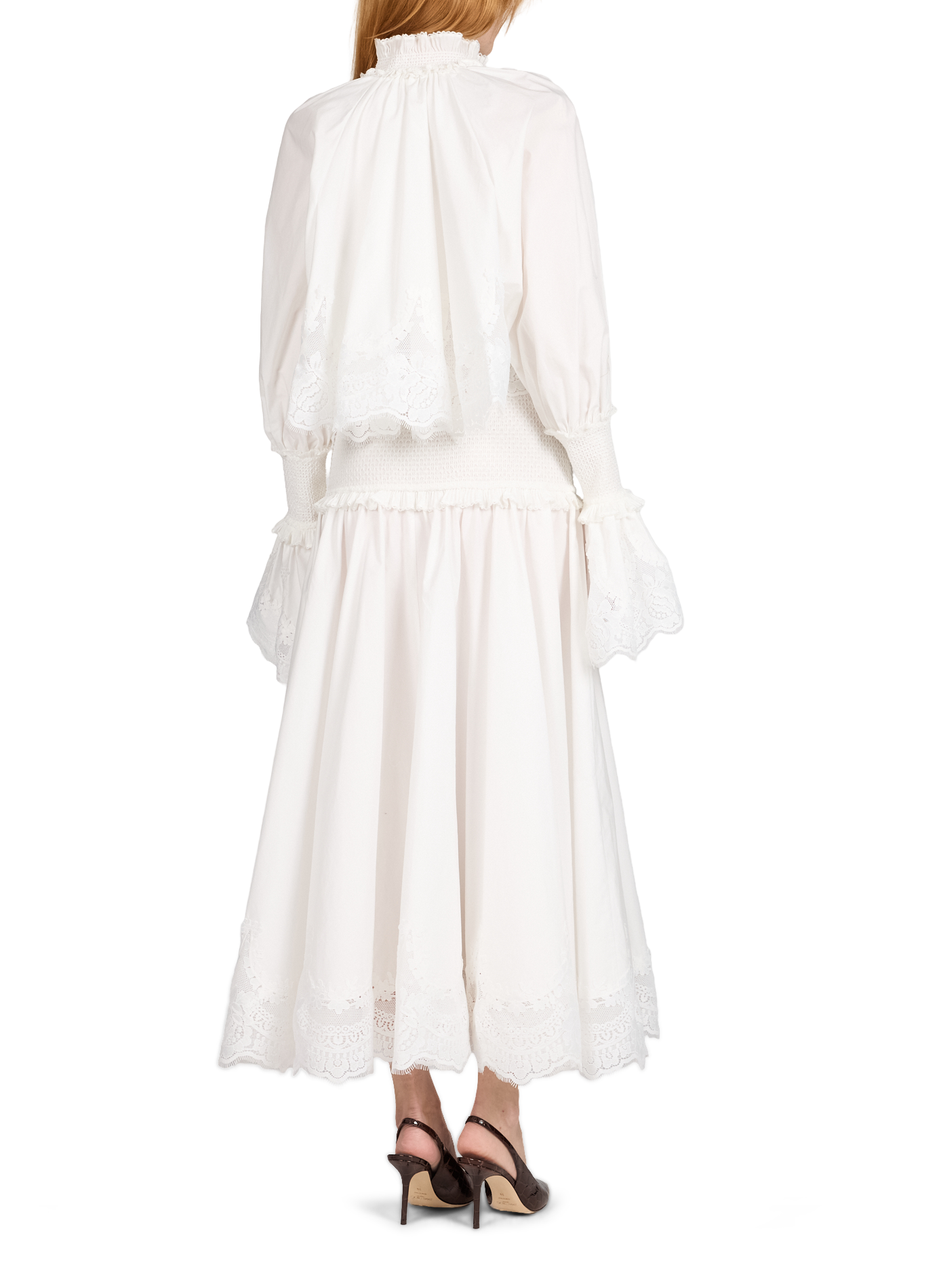 Maxikleid Alchemy aus Baumwolle ZIMMERMANN Weiss