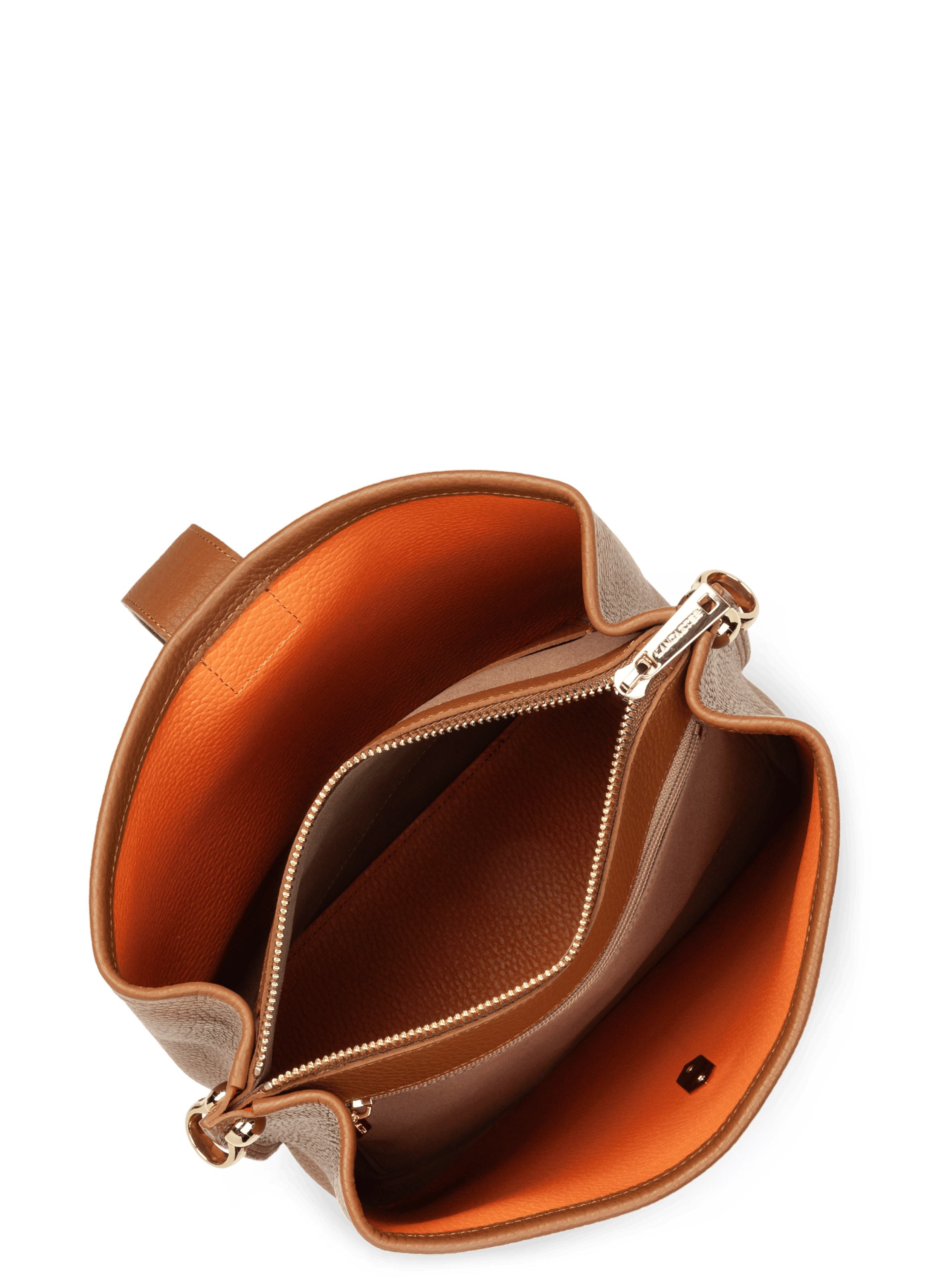 Bucket bag - top double LANCASTER Brown