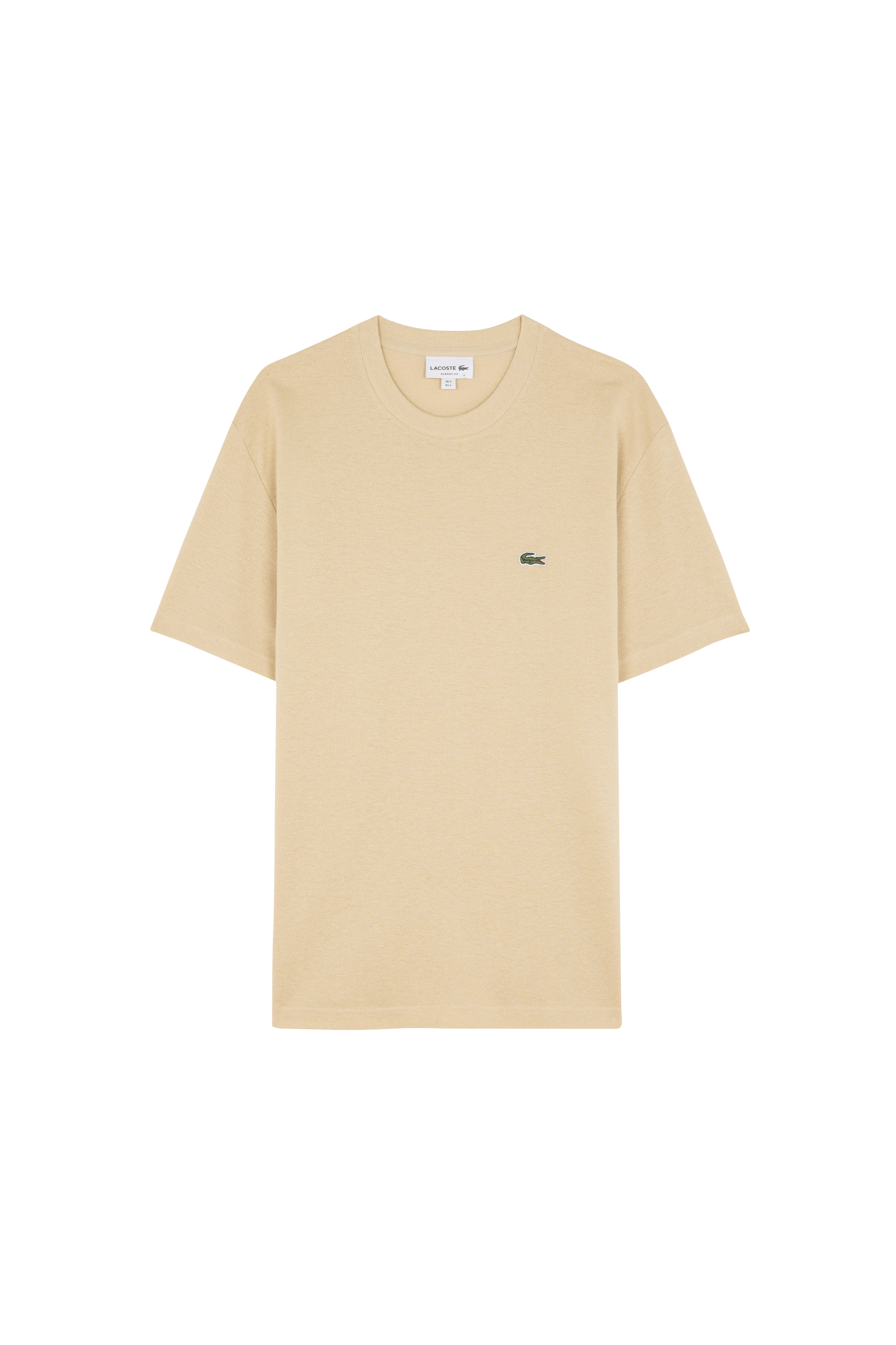 T-shirt tee-shirt LACOSTE Beige