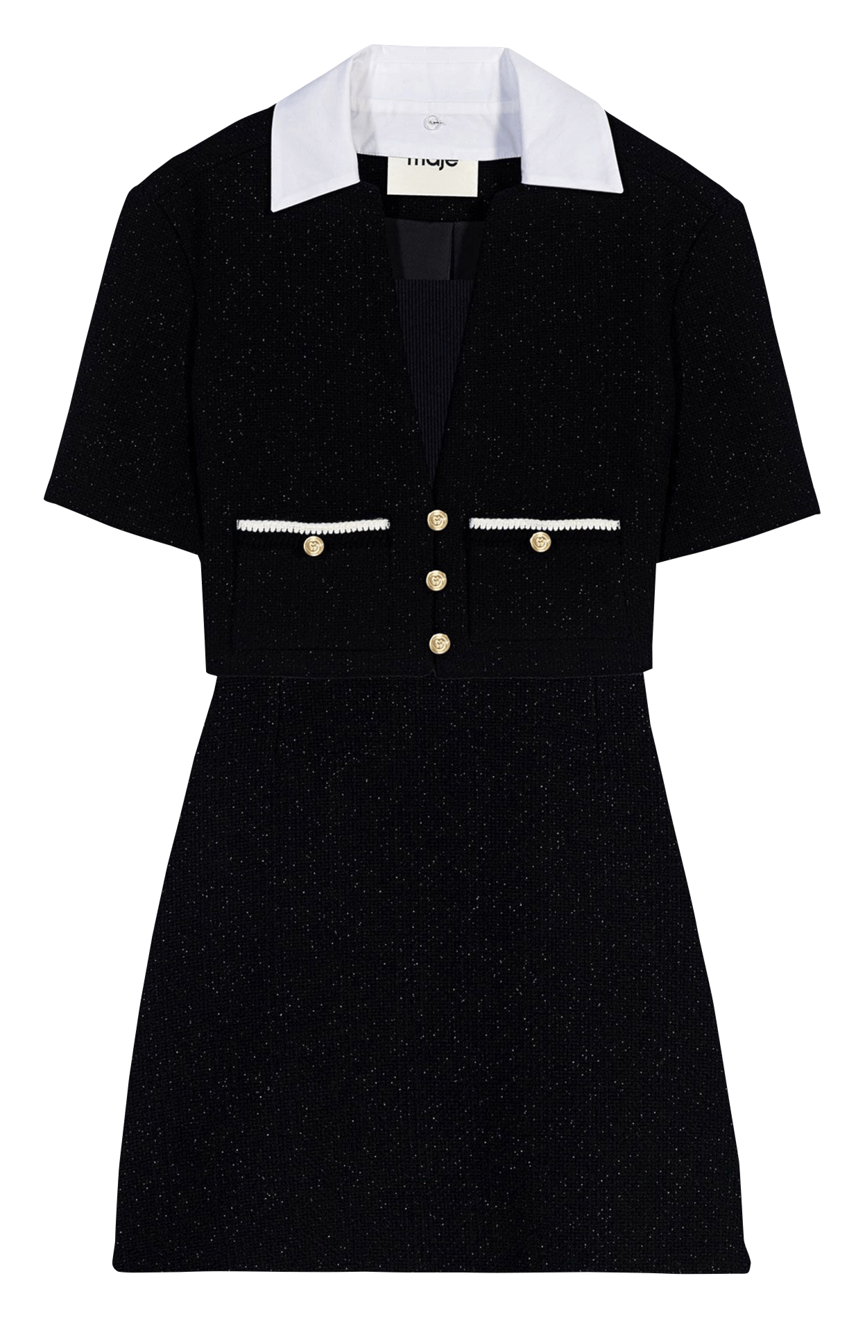 Robe courte MAJE Noir