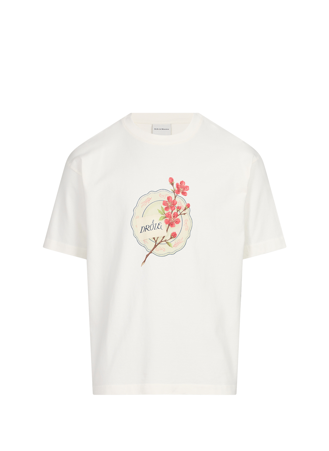 Cotton T-shirt DROLE DE MONSIEUR White