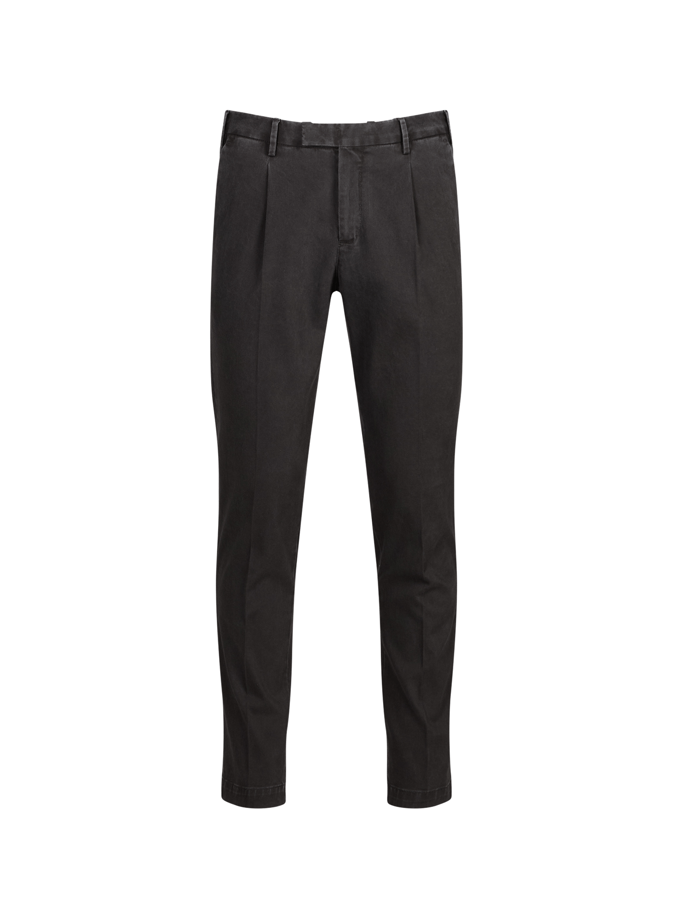 Slim cotton pleated trousers PT01 Grey
