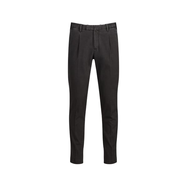 Pantalon slim à plis en coton Pantalon slim à plis en coton