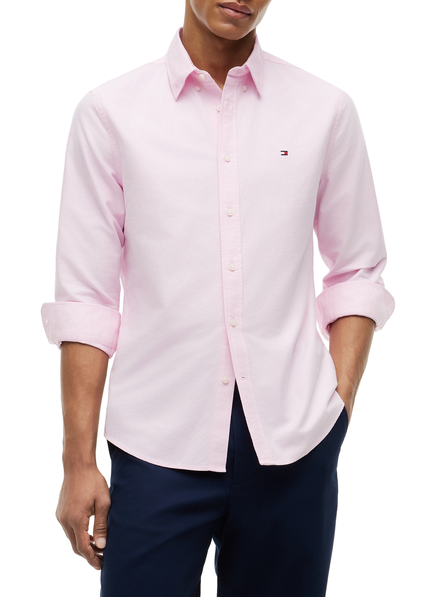 Cotton shirt TOMMY HILFIGER Pink