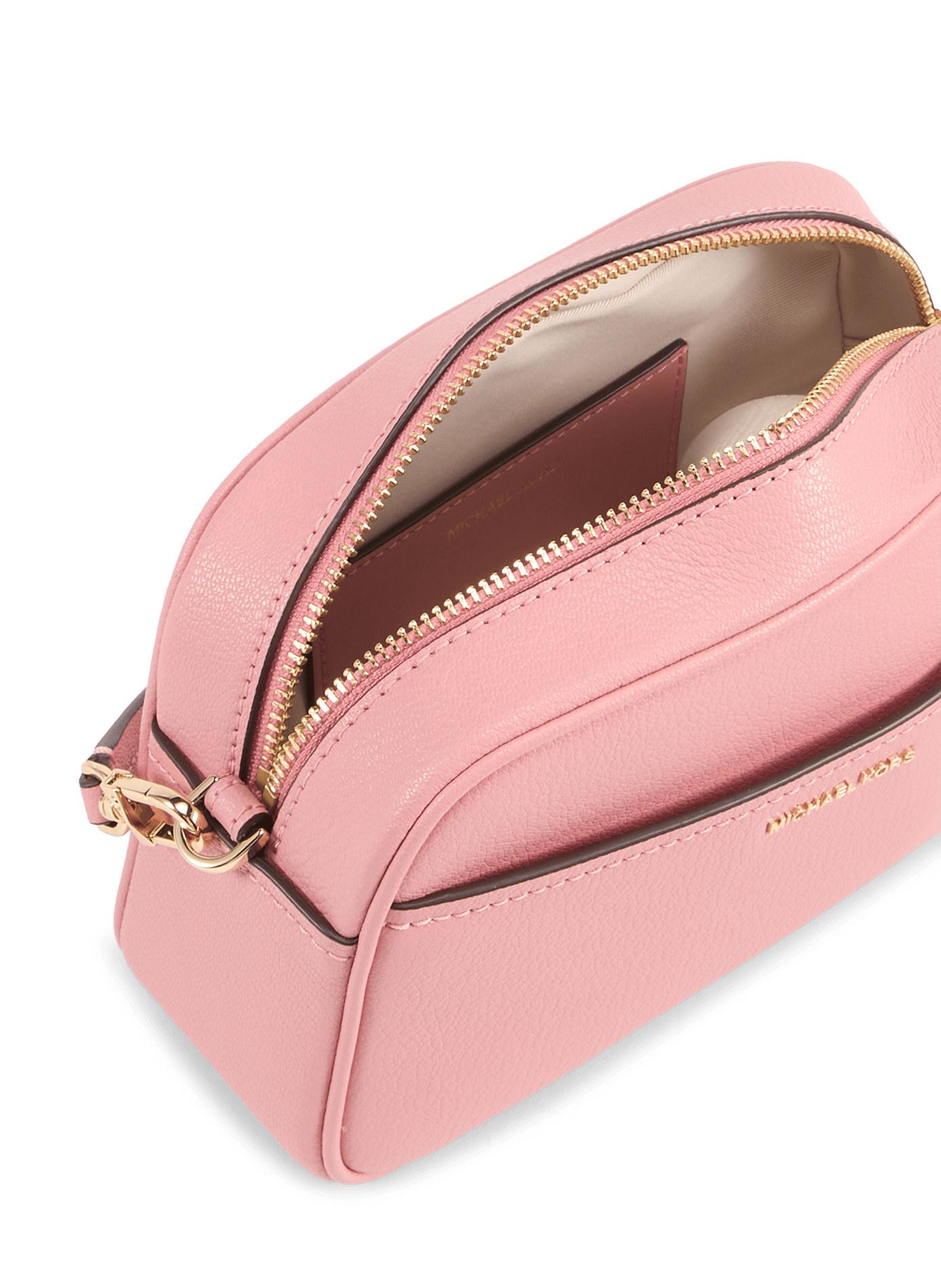 Sac à bandoulière Jet Set en cuir MICHAEL KORS Rose
