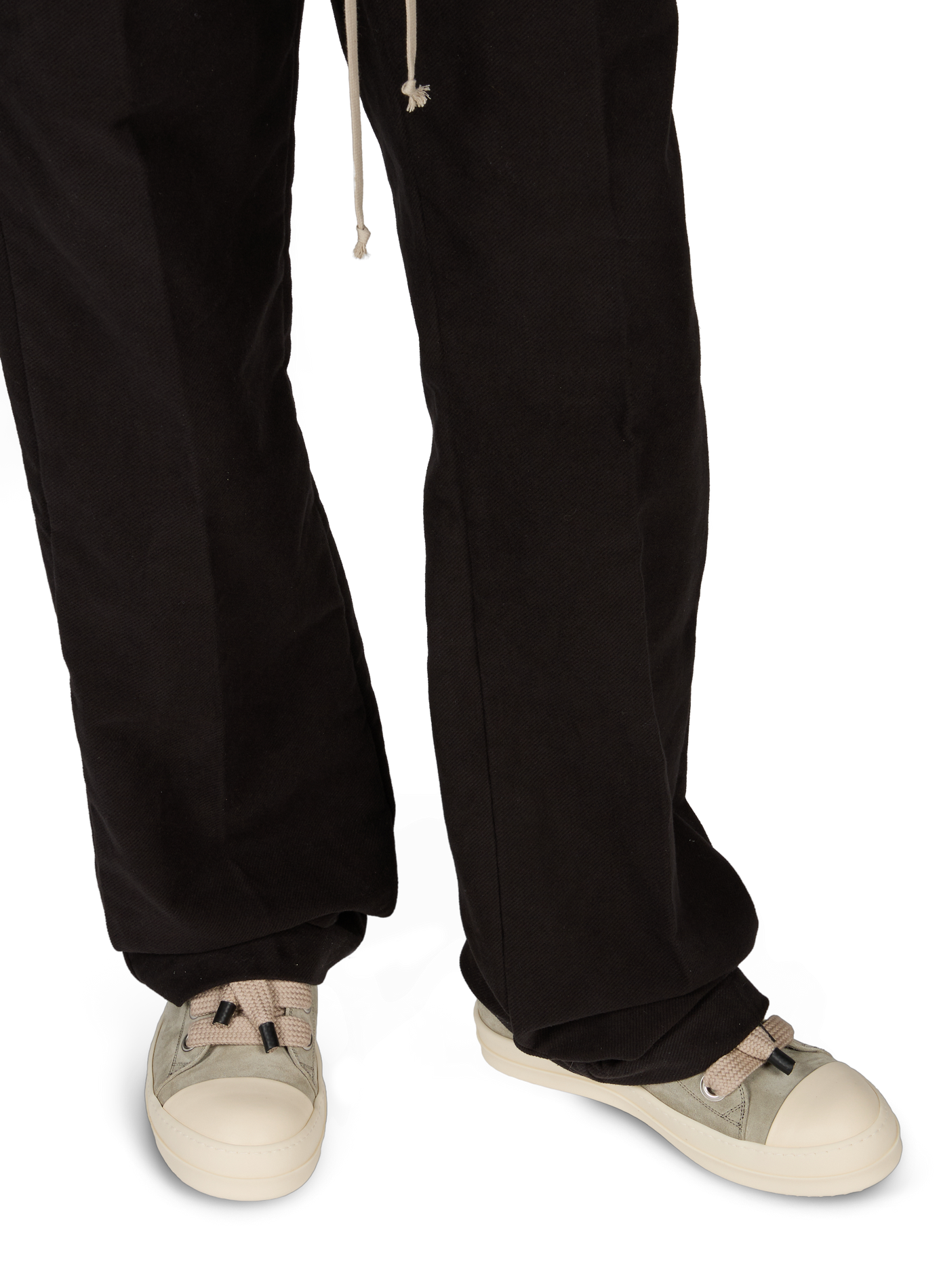 Lederturnschuhe | Grau RICK OWENS Herren