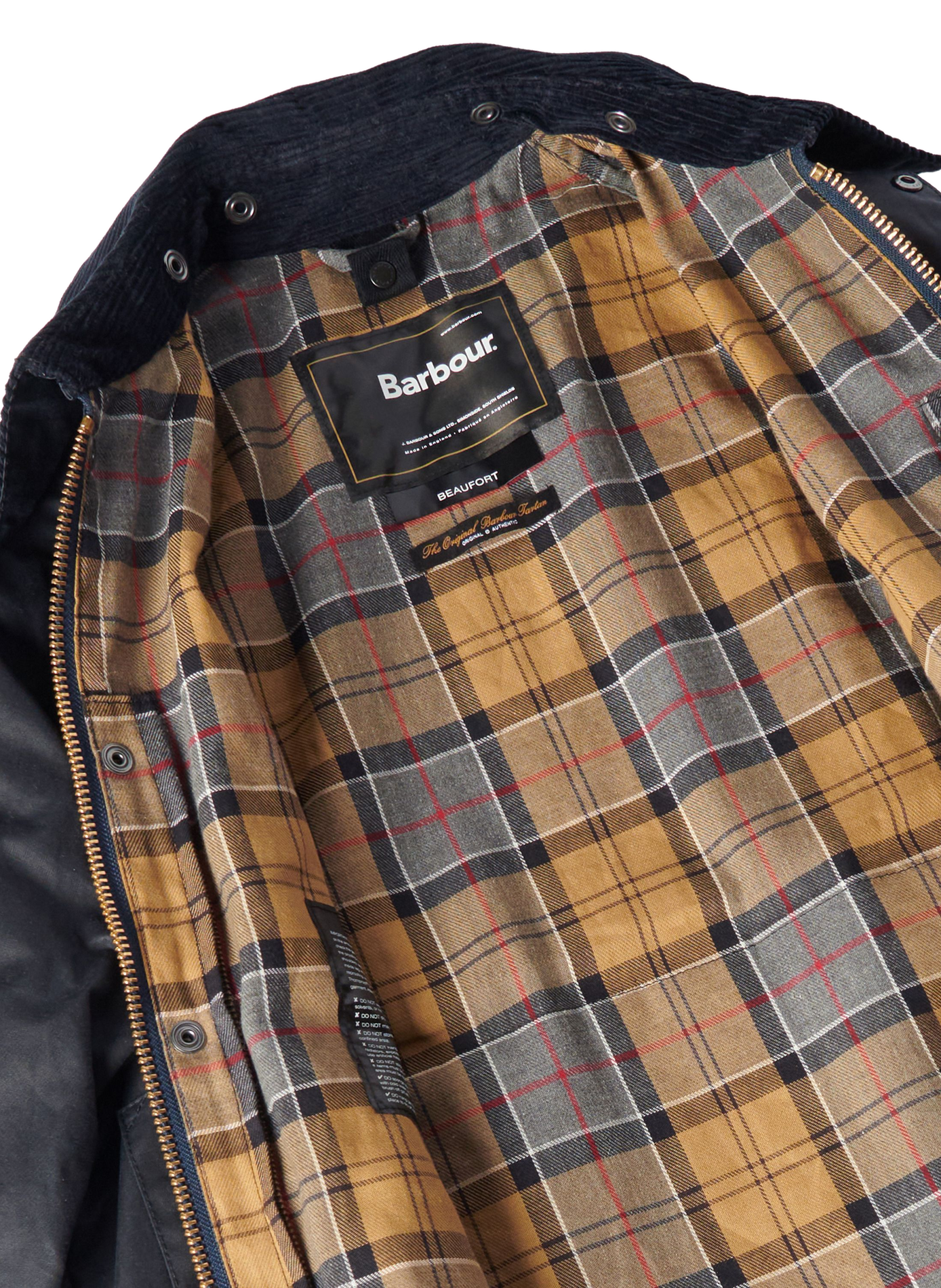 Wax Beaufort cotton jacket BARBOUR Blue