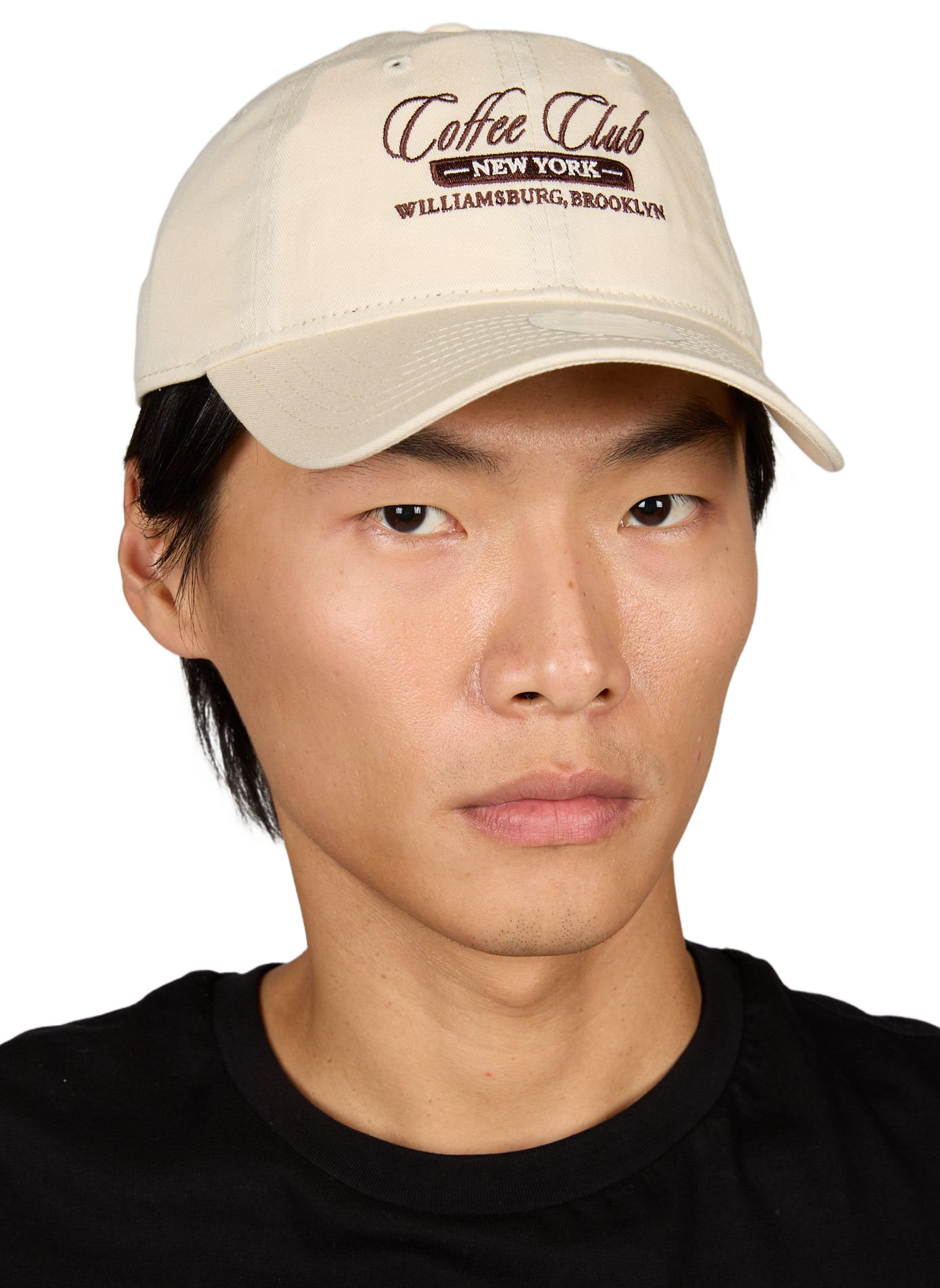Cotton baseball cap with embroidered logo  NEW ERA Beige